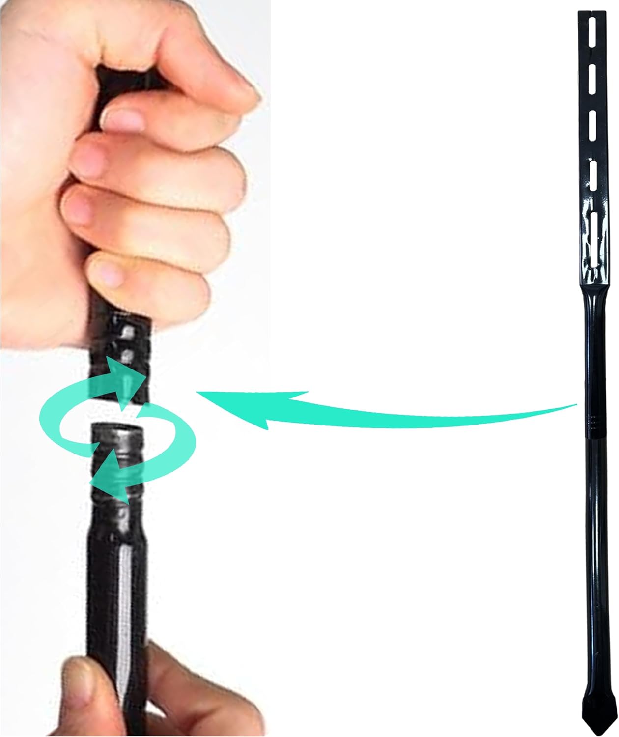 36 Inch Heavy Duty Metal Stakes for Yard Signs, Black, 2 Pack with Hardware, Outdoor Lawn Parking Event Ground Stakes