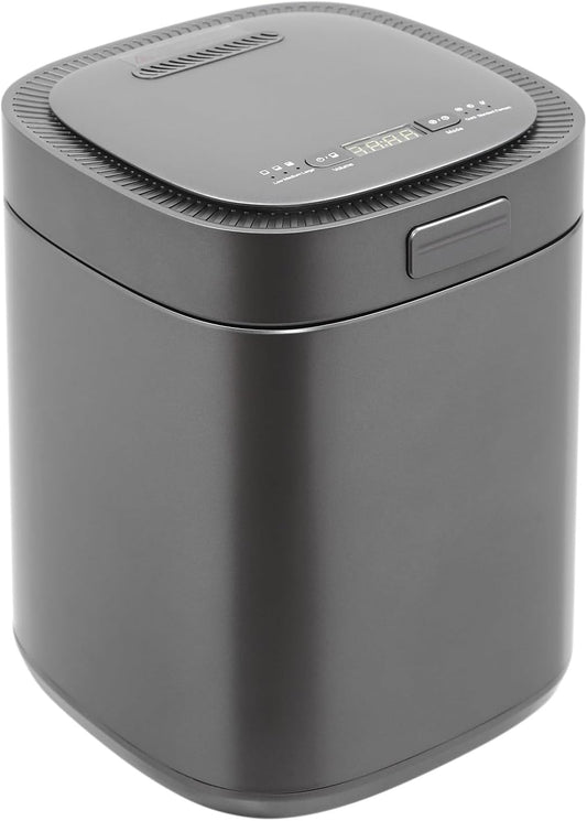 Electric Waste Kitchen Composter, 2.5L Foodcycler Eco-Friendly Electric Kitchen Compost,Three Working Modes Composting Machine for Apartment Countertop for Home (Black)