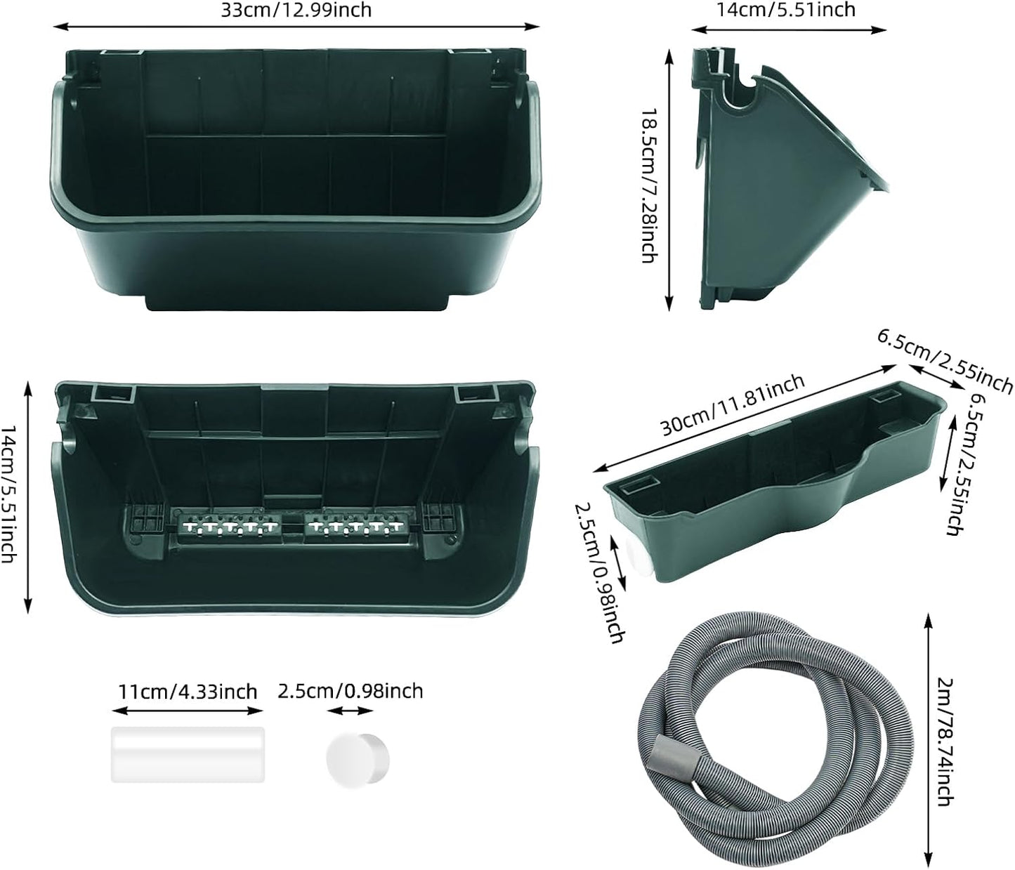 20 Pack Self Watering Wall Mounted Planter, Indoor and Outdoor Vertical Planter Wall Mounted Planter for Patio Outdoor Decor with Drainage Holes, Vertical Garden Planters for Indoor Plants- Army Green