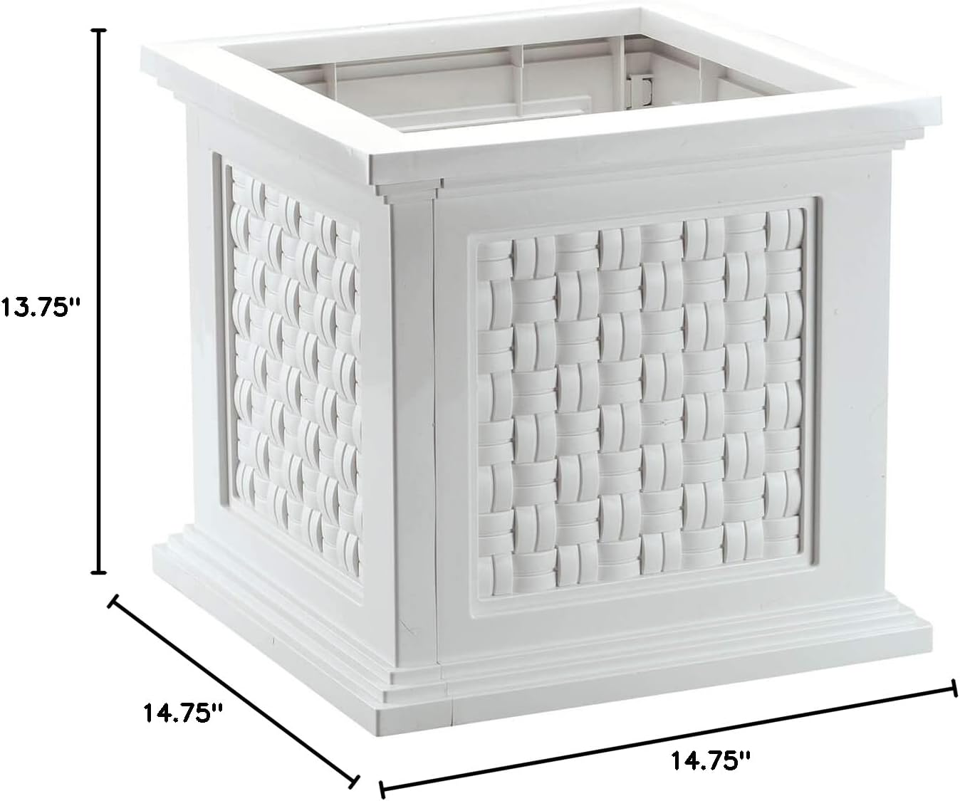 Fox Valley Traders Rattan-Style Planter Box