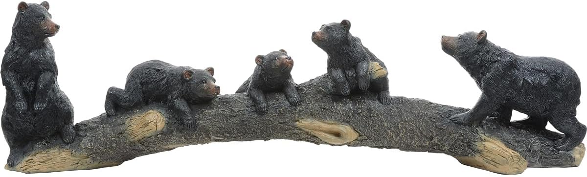 Black Forest Décor Bear Crossing Sculpture