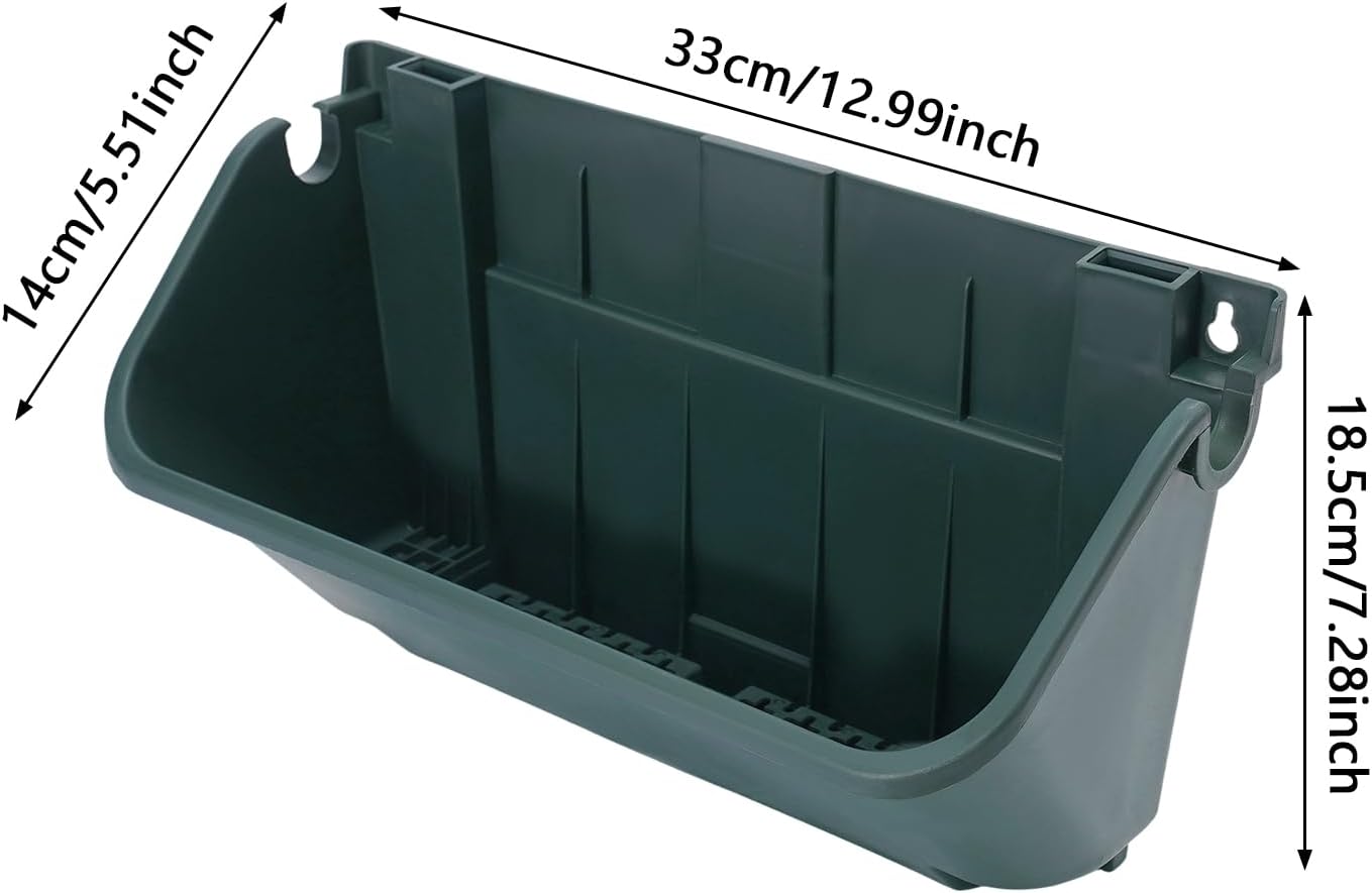 24-Pot Vertical Wall Planter, Self-Watering Stackable Planters for Indoor & Outdoor Use, Perfect for Herbs, Flowers & Vegetables (24, Green)