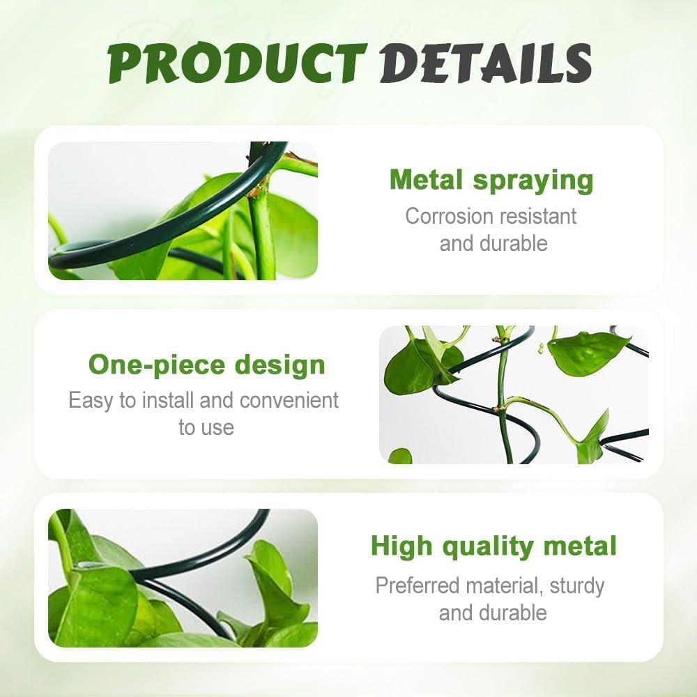 4PCS Tomato Twist Stake, 2025 Spiral Tomato Stakes, Reusable Climbing Plant Stake Tower for Tomatoes & Vines (4PCS)