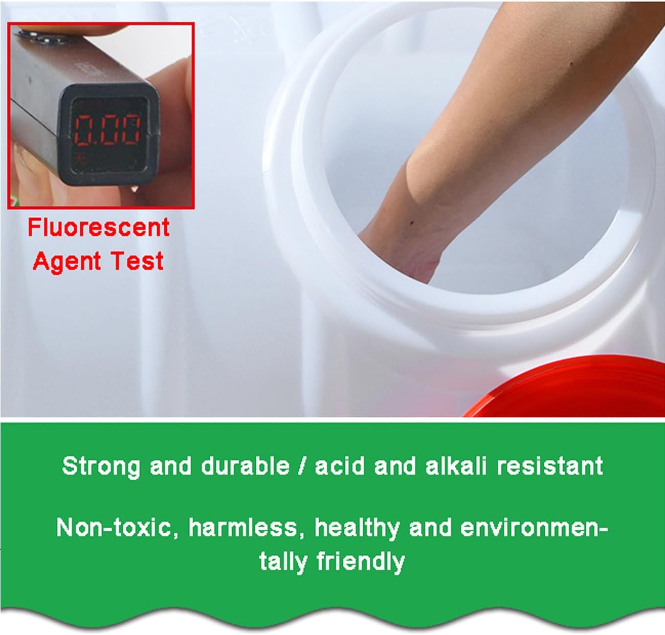 Heavy Duty Water Container Plastic Water Storage Carrier with Tap 50l 80l 110l 200l Water Tank Water Bottle Dispenser for Camping Caravan Hiking Outdoor(Size:80L)