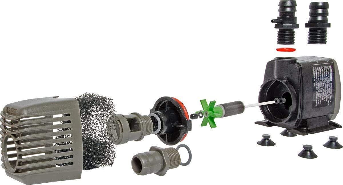 Hydrofarm Active Aqua Submersible Water Pump, 370 GPH