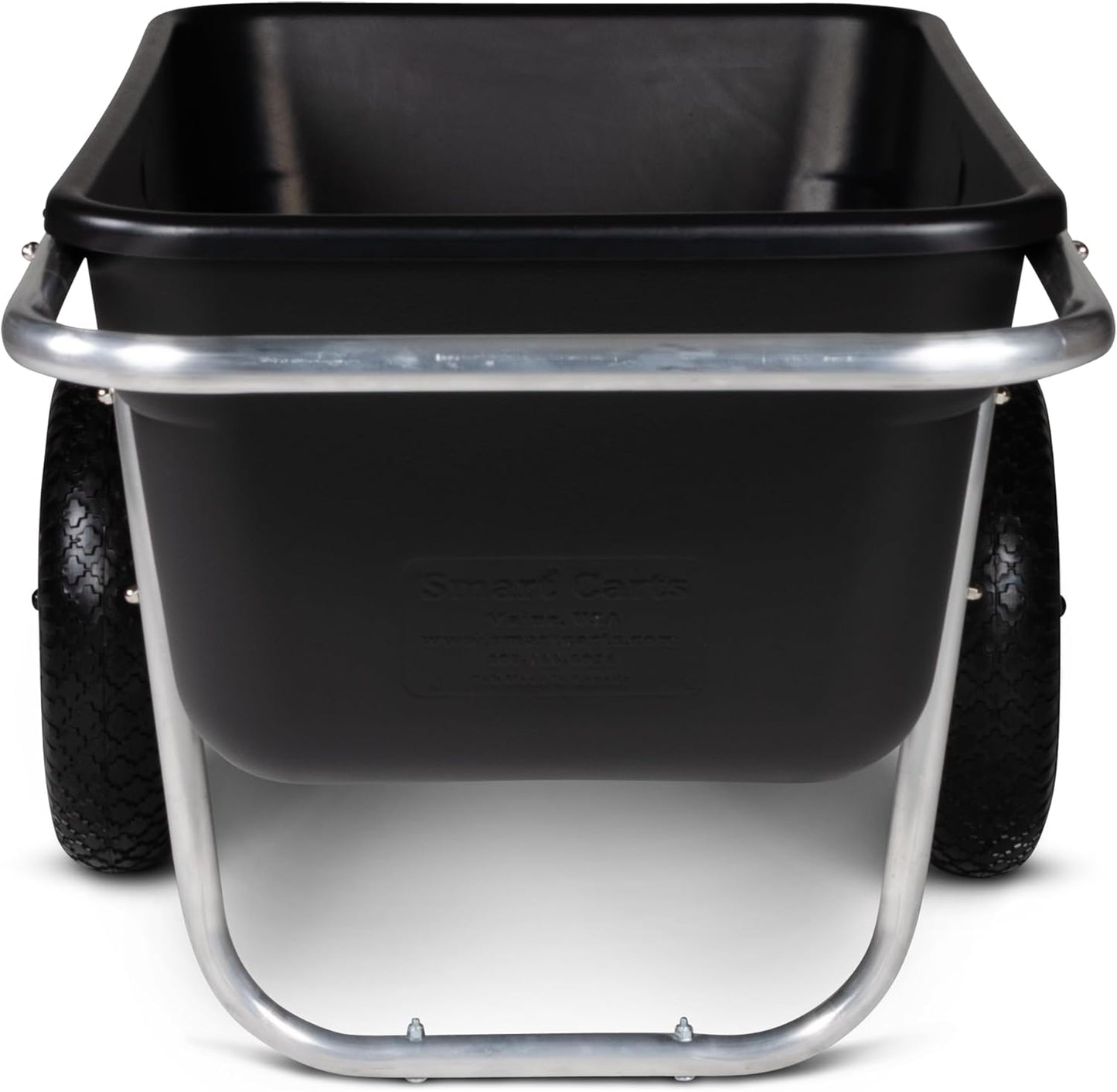 Smart Carts Premium Yard Cart - Strong, Lightweight, and Perfectly Balanced (16" Air Filled Wheels)