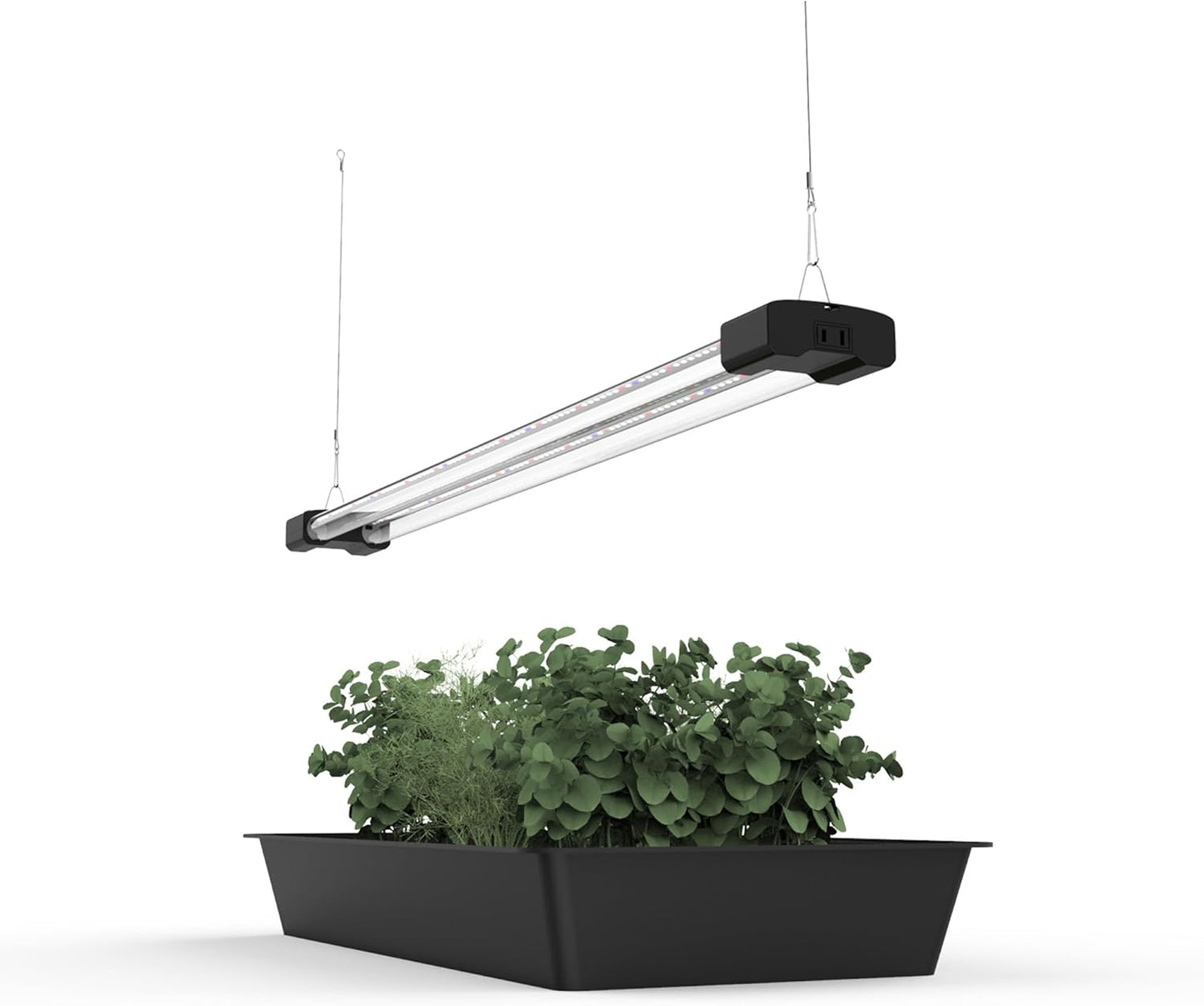 3FT LED Succulent Terrarium Plant Grow Light Linkable Full Spectrum Daylight with Enhanced 660nm Red and 450nm Blue LightTech Indoor Lighting Fixture (3 FT)