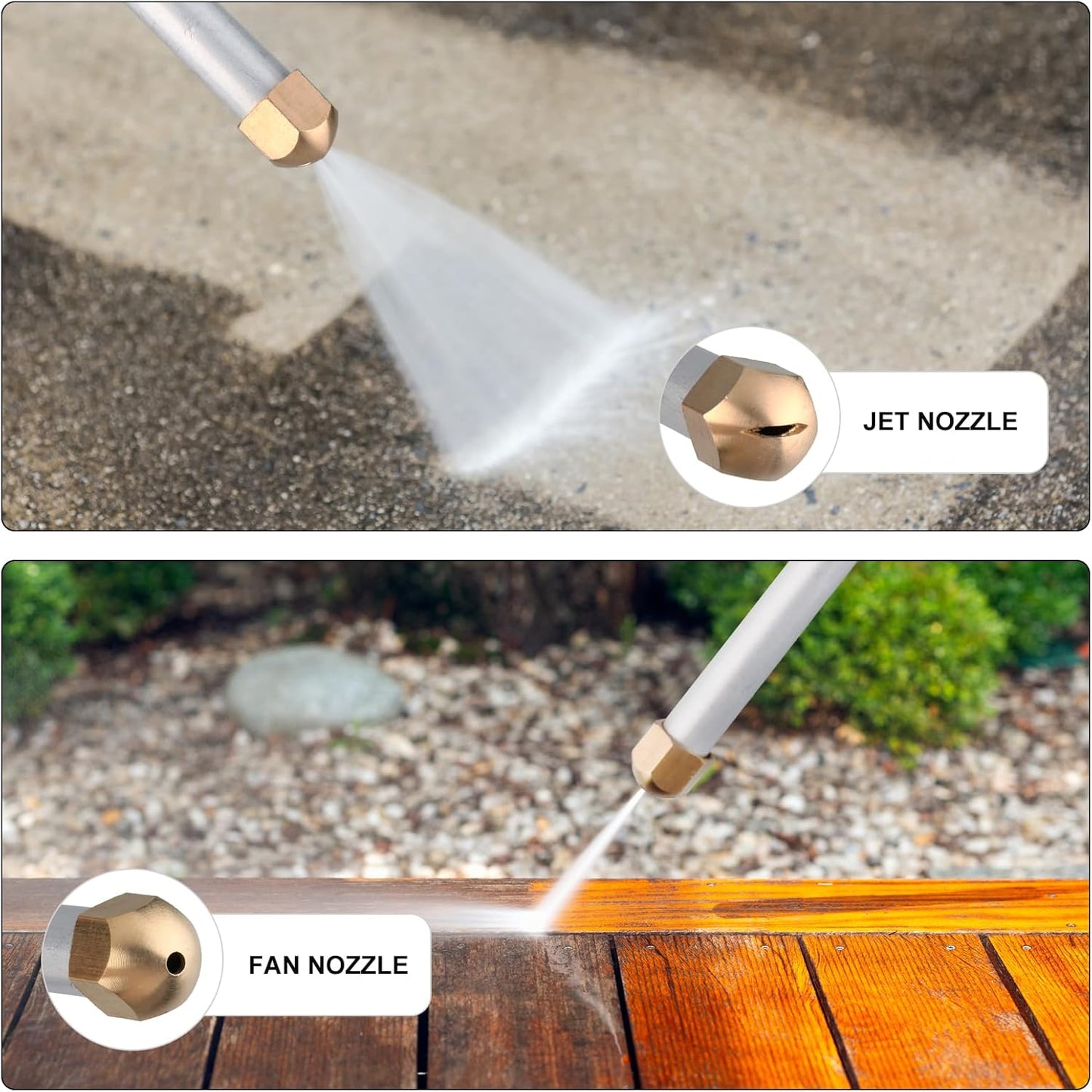 High-Pressure Water Jet Wand – Versatile Power Sprayer for Outdoor Cleaning, Car Wash, Pet Rinse & Window Care