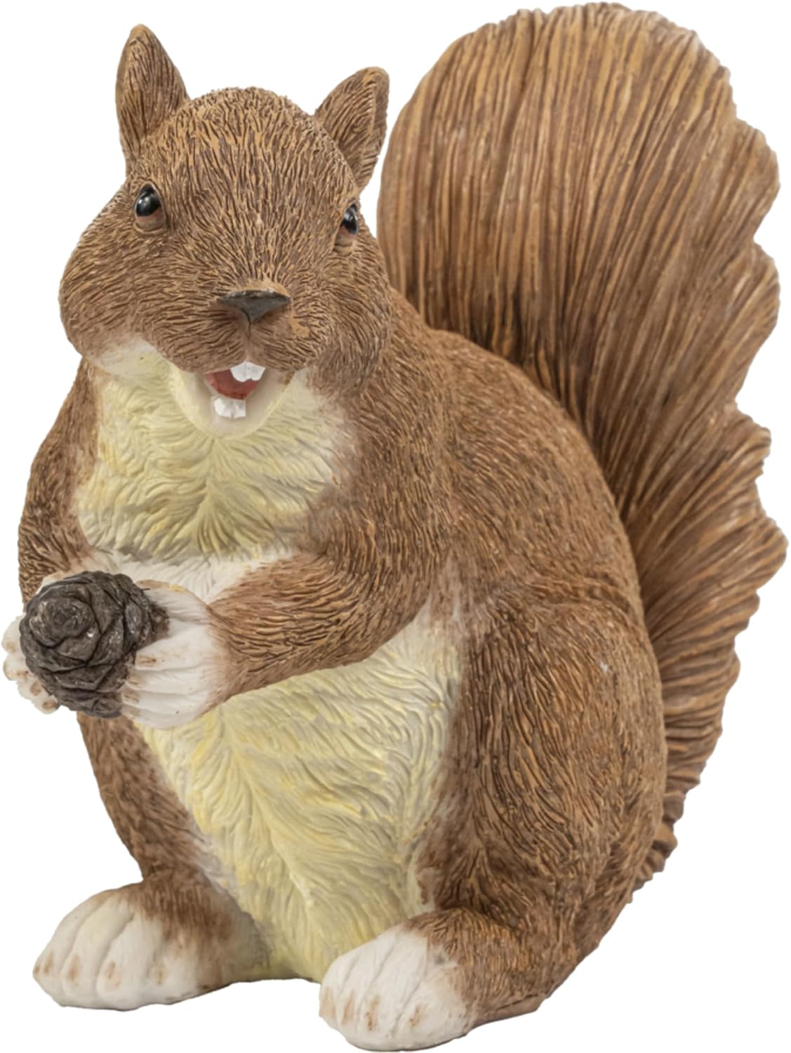 Garden Decoration Squirrel Statue - Adorable Wildlife Sculpture with Pinecone for Outdoor Patio, Lawn, or Garden Décor - Ideal for Nature Lovers