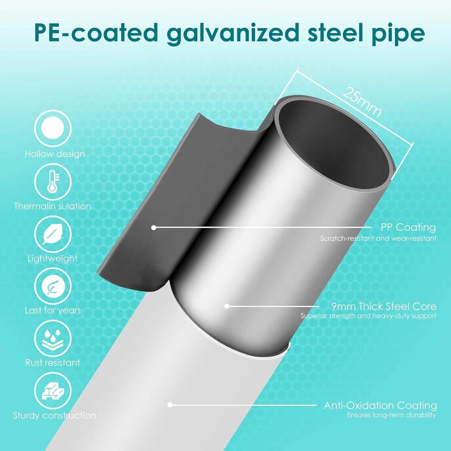 Flat Top Garden Arch Trellis 11FT x 9FT, Extra Large Garden Trellis for Climbing Plants Outdoor, 141.7in x 108in PE-Coated Metal Arbor Archway Trellis for Roses,Wisteria,Wedding,Patio Decoration White