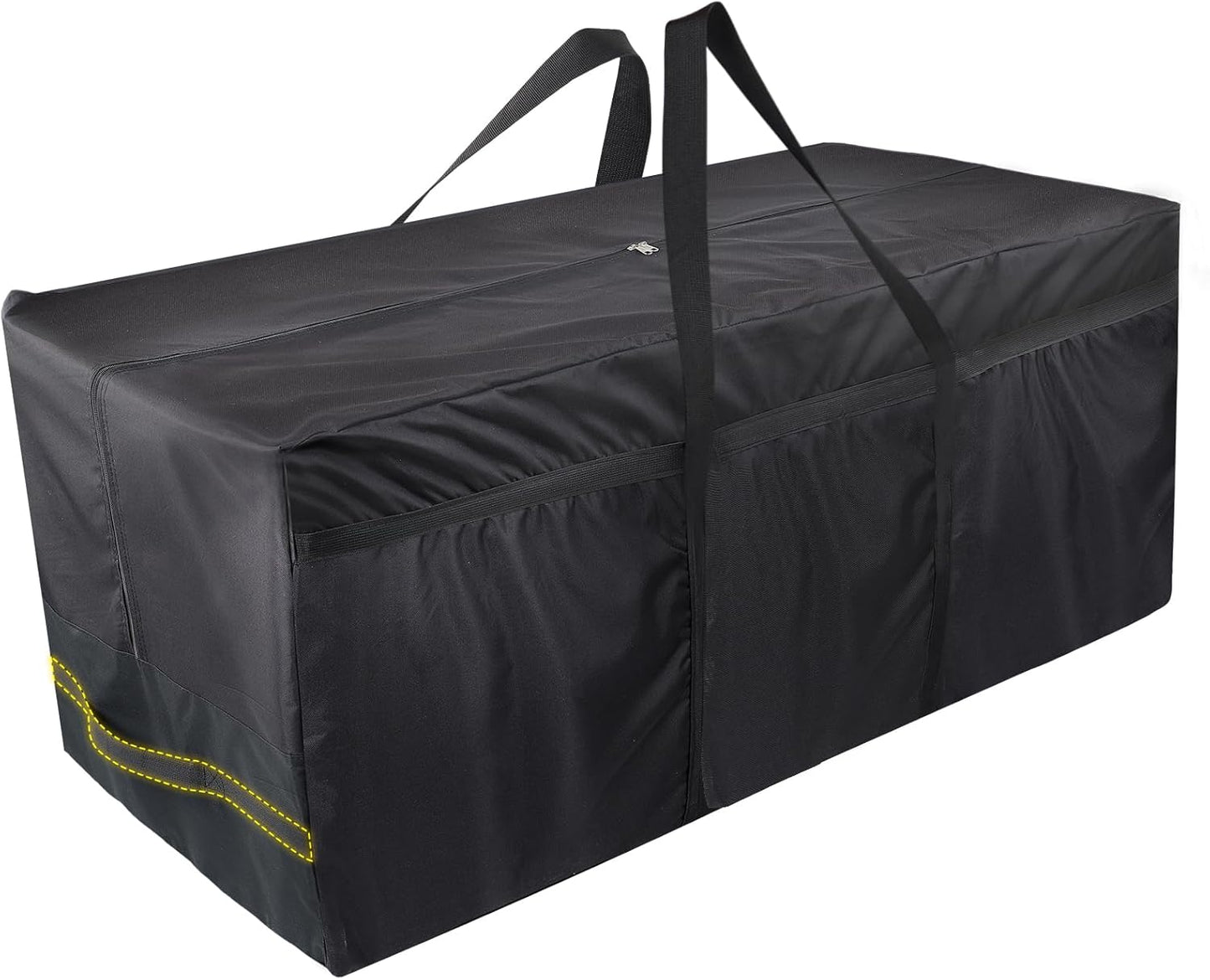 140 Gallon Extra Large Storage Bag for Aboveground Pools - Heavy-duty Pool Cover Storage with 4 Carrying Handles, Outdoor Patio Cushion Bag, 56''x24''x24''