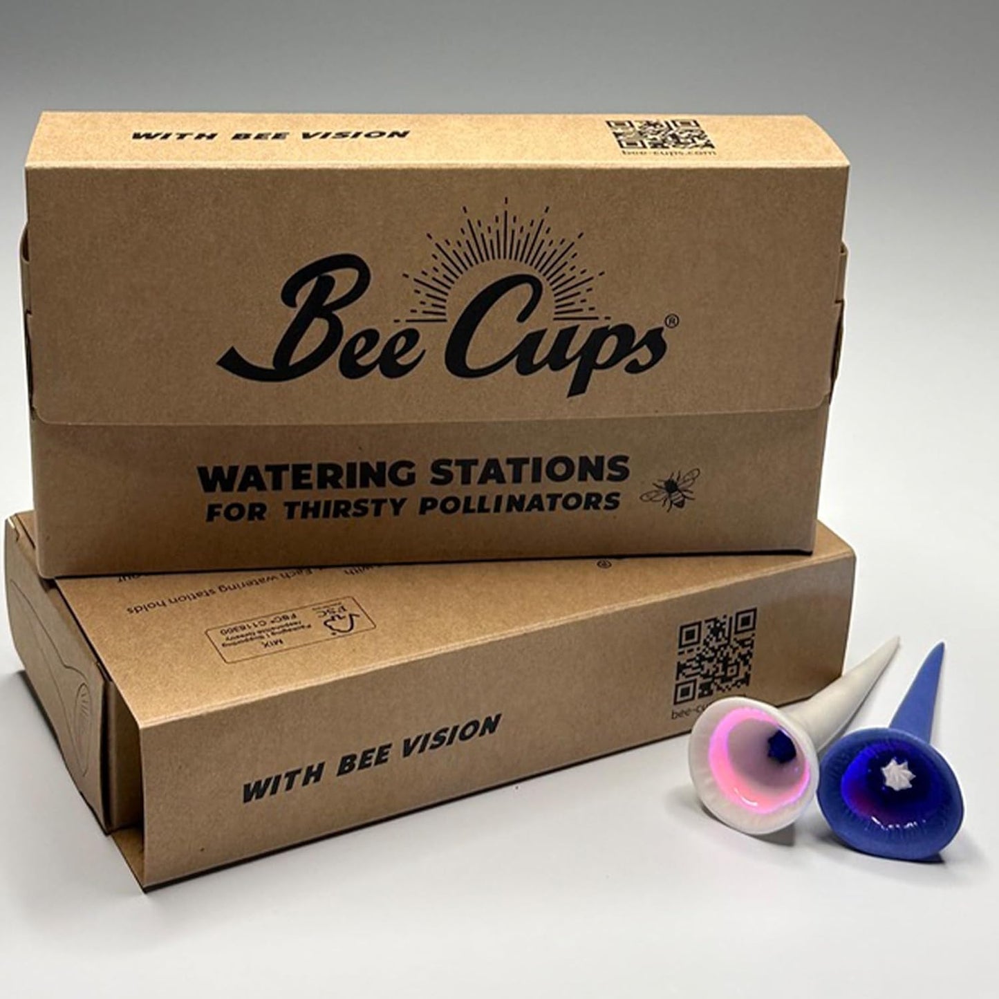 5 Pack, Bee Watering Station, 100% Handmade Porcelain, Bee and Butterfly Feeder for Garden, Outdoor Feeders for Thirsty Pollinators, Plastic Free, Pollinator Attracting Glaze (5, Cape Cod)