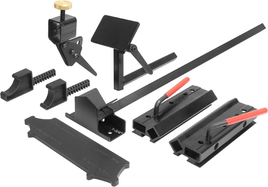 GrindMaster Lathe Tool Sharpening Jig with Quad Setup, Multi-Grind Jig and Two Setup Blocks (for 8" Grinders)