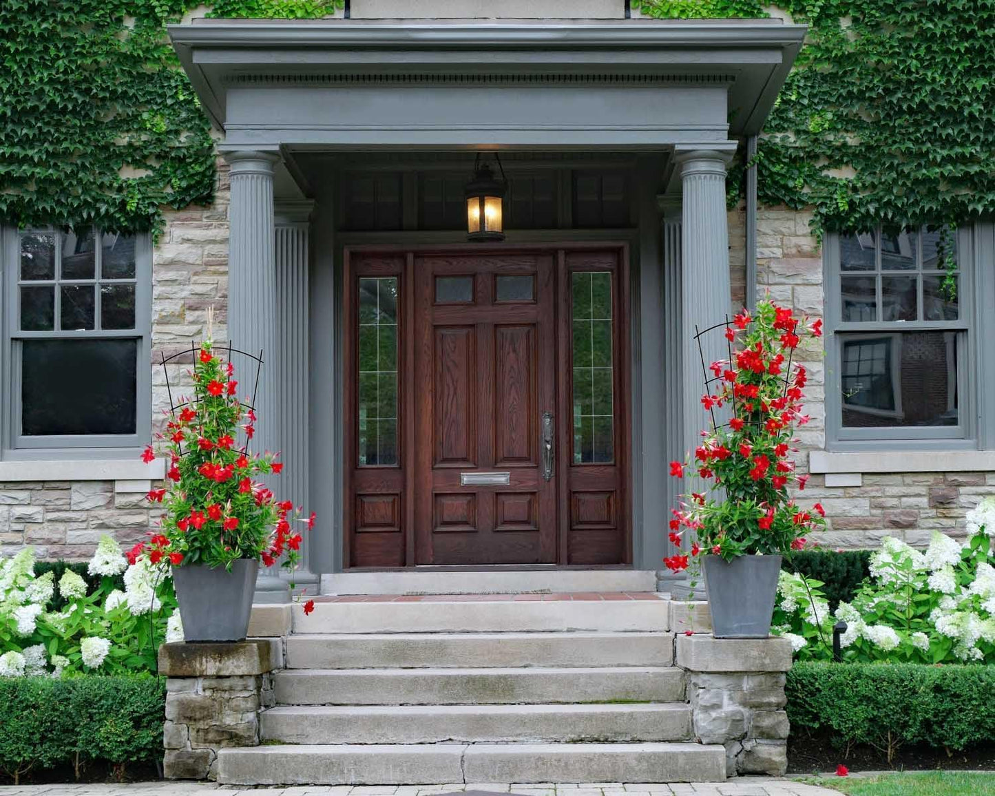 4 Pack 32'' Trellis for Potted Plants, Metal Garden Trellis for Climbing Plants Outdoor, Indoor Plant Trellis Black Coated Flower Pot Trellis for Climbing Plants Houseplants Vine Ivy