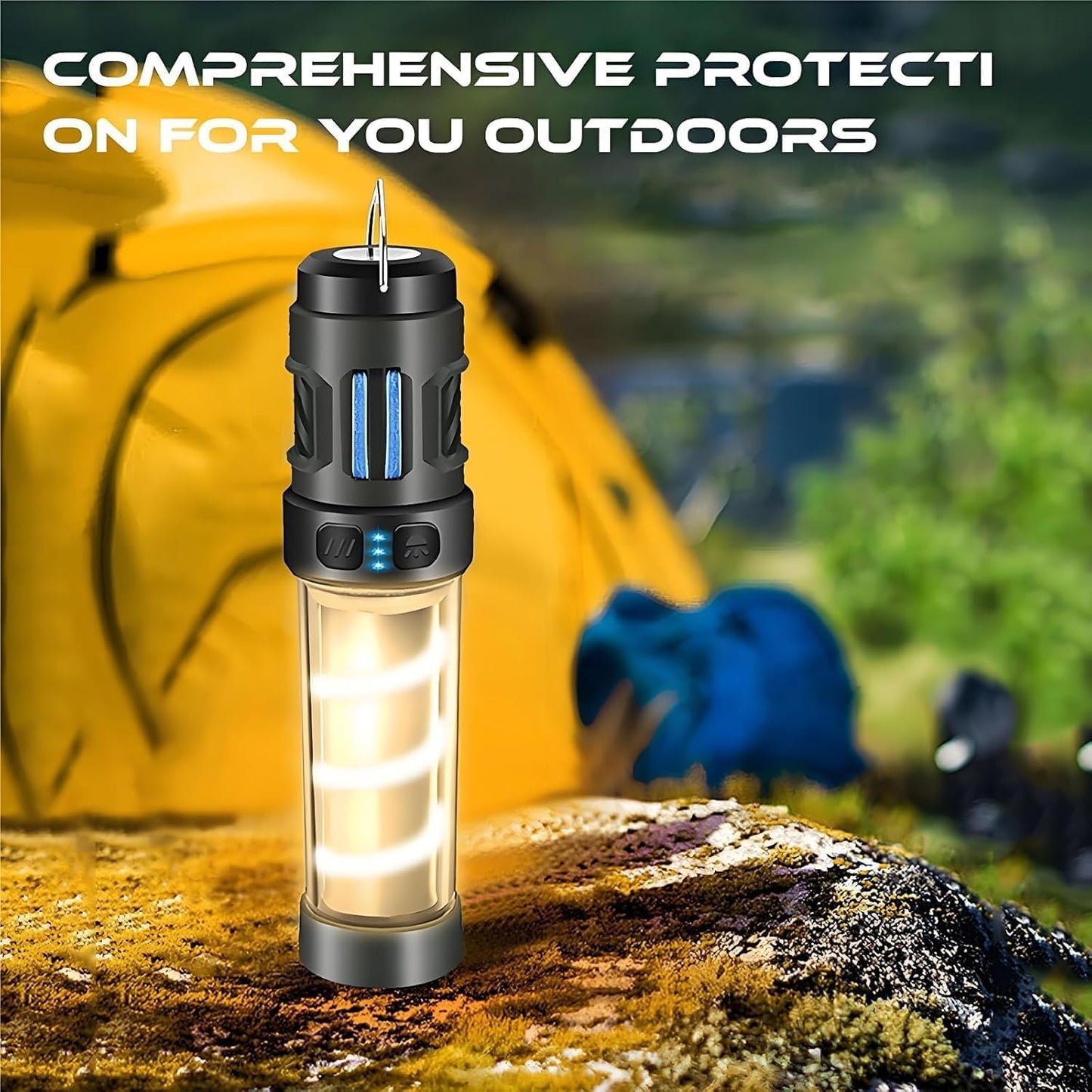 Repelix Portable Camping Light - Repelix M Pro New & Improved 2025 Model (Black-1PCS)