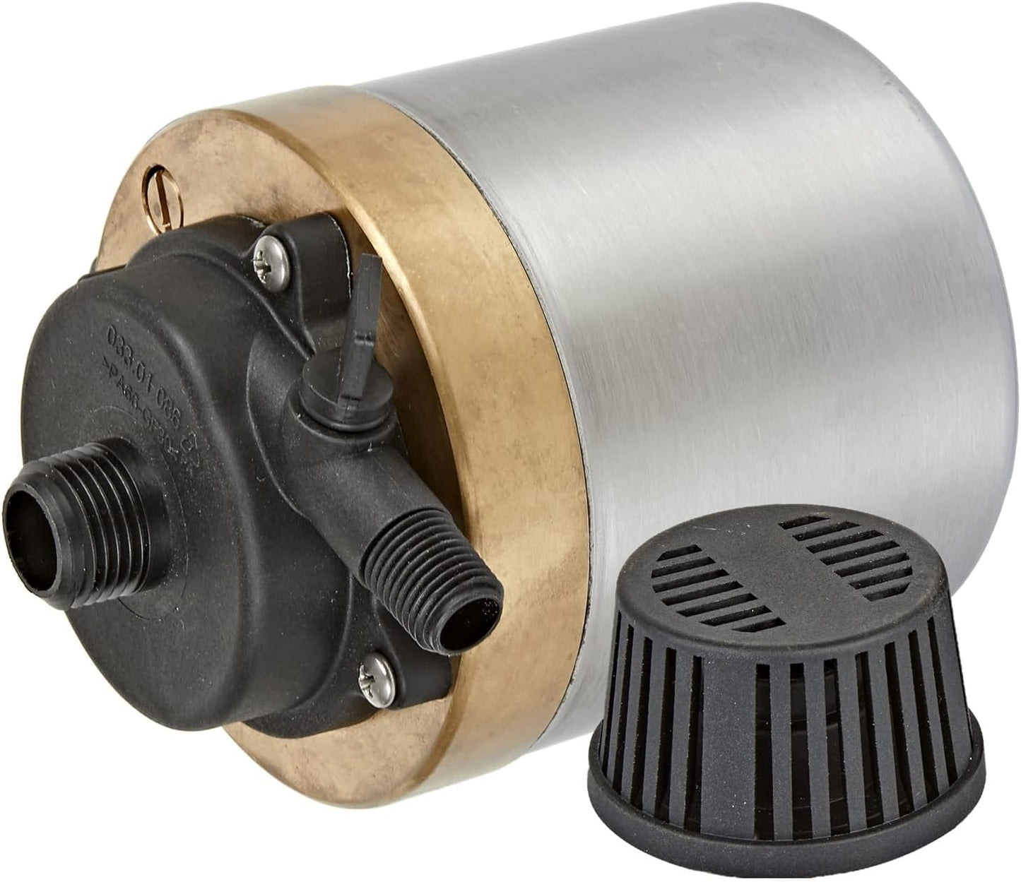 Little Giant S580PT-20 115 Volt, 740 GPH Oil-less Stainless Steel and Bronze Direct Drive Pump for Fresh or Salt Water Ponds or Fountains, Steel, 517100002