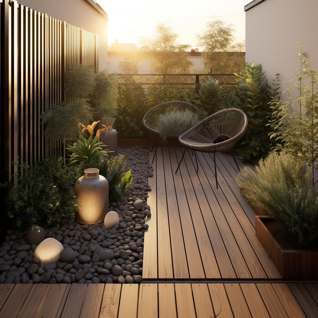 12 LBS River Rocks, StoneCreek, Decorative Garden Stones for Plant Landscaping, Polished Gravel Filler Pebbles for Home Decoration, Vases, Succulents, Flower Beds and Fish Tanks (Black, Medium)