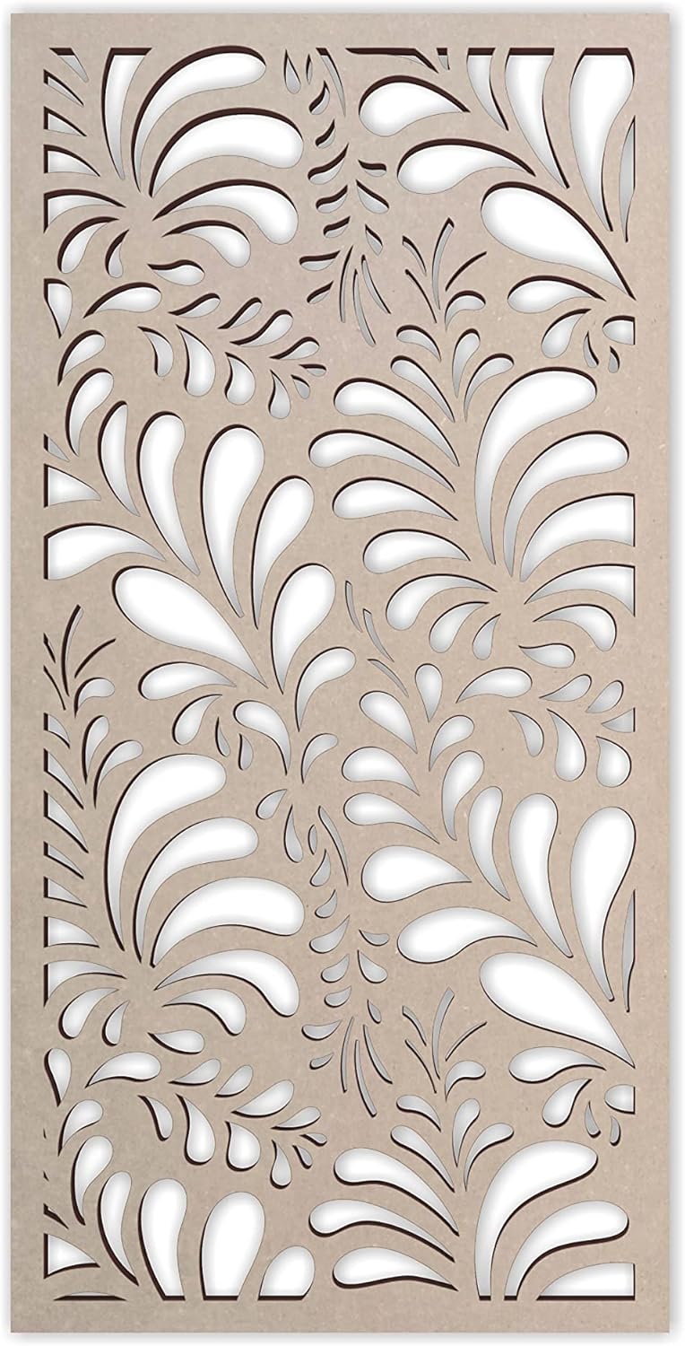 Jess and Jessica Wooden Flower Pattern Lattice - Home Decor Mandala Wall Art, Wall Panels, Overlays, Trellis, Privacy Screens & Yard Decor