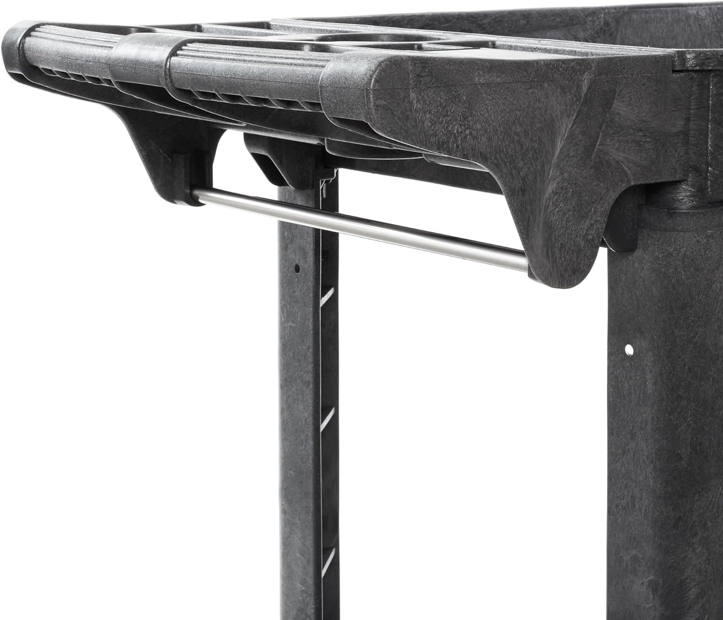 Dryser Utility Cart with Wheels, 40" x 17" Heavy Duty 550 lb. Capacity with Shelves - 2 Tier Rolling Cart with Two 5" Swivel Casters for Warehouse, Garage, Cleaning