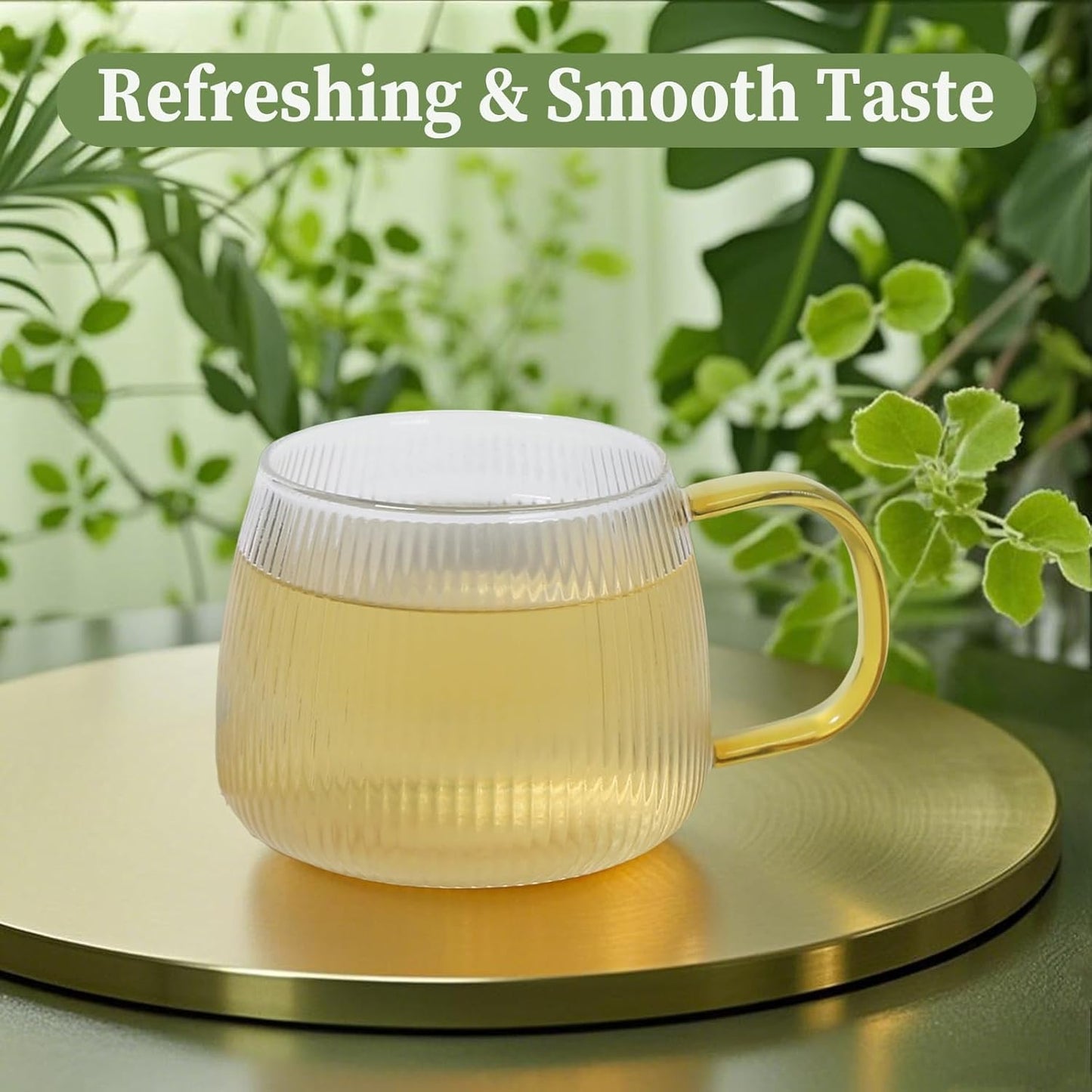 FullChea - Plantain Leaf Tea, 4oz/114g - Broadleaf Plantago Major Herbal Tea - Non-GMO - Caffeine-free - Support Respiratory Health & Aids Digestion