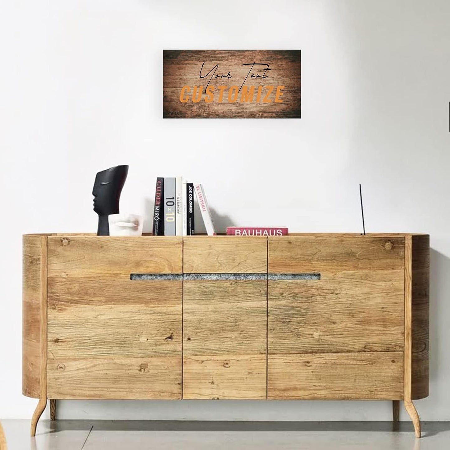 Custom Quotes Wall Decor Personalized Text Names Canvas Prints Create Wall Art Sign Ready to Hang (6x12in)