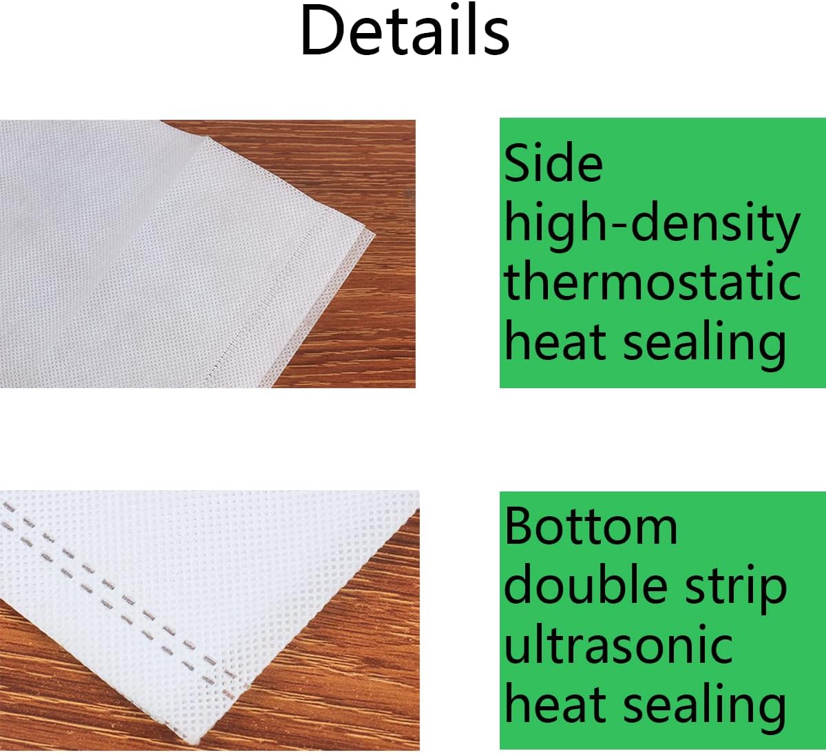 gardtree Plant Nursery Bags 5.5 * 6.3 inches 400PCS, Non-Woven Plant Grow Bags Fabric Seedling Starter for Vegetable Flower Fruit Saplings Tree, Home Garden Supply