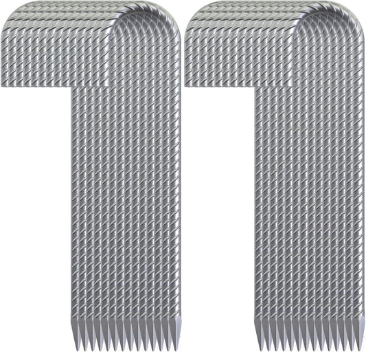 16 Inch 28 Pack Rebar Stakes, 3/8" Diameter J Hook Steel Ground Anchor Stakes, Heavy Duty Galvanized Tent Stakes, Metal Fence Stakes for Outdoor Decoration Yard Inflatables Gardening