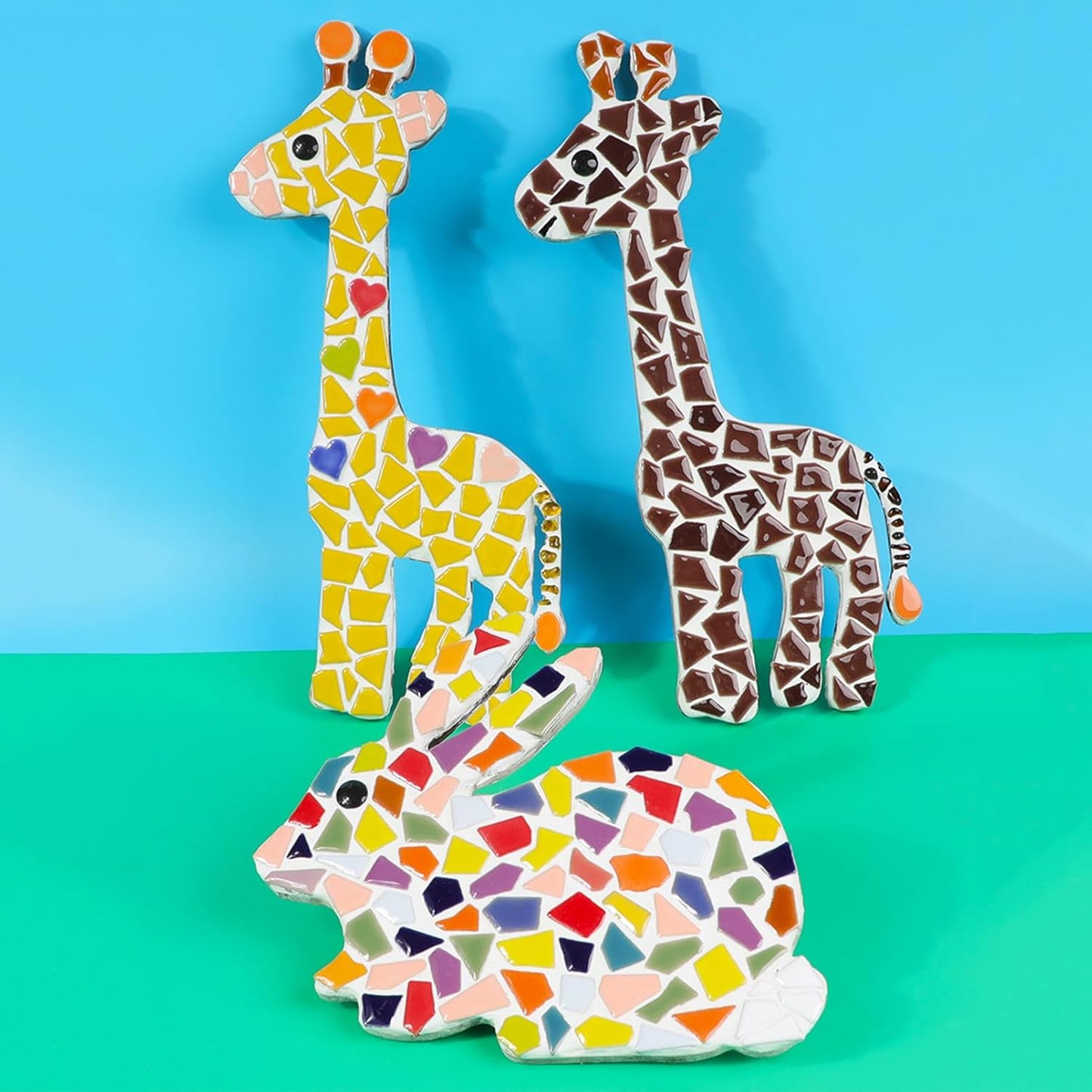 200g Ceramic Mixed Color Mosaic Tiles Mosaic Glass Pieces for Home Decoration or DIY Crafts, Triangles Trapezoids Polygons Irregular Size (Wine Red)