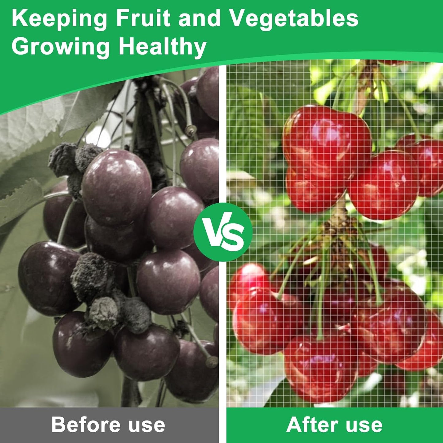 Garden Netting Pest Barrier, 10 X 50FT Insect Netting for Garden Raised Beds, Garden Bug Netting Plant Mesh for Blueberry Bushes, Figs, Plants, Vegetables Protection