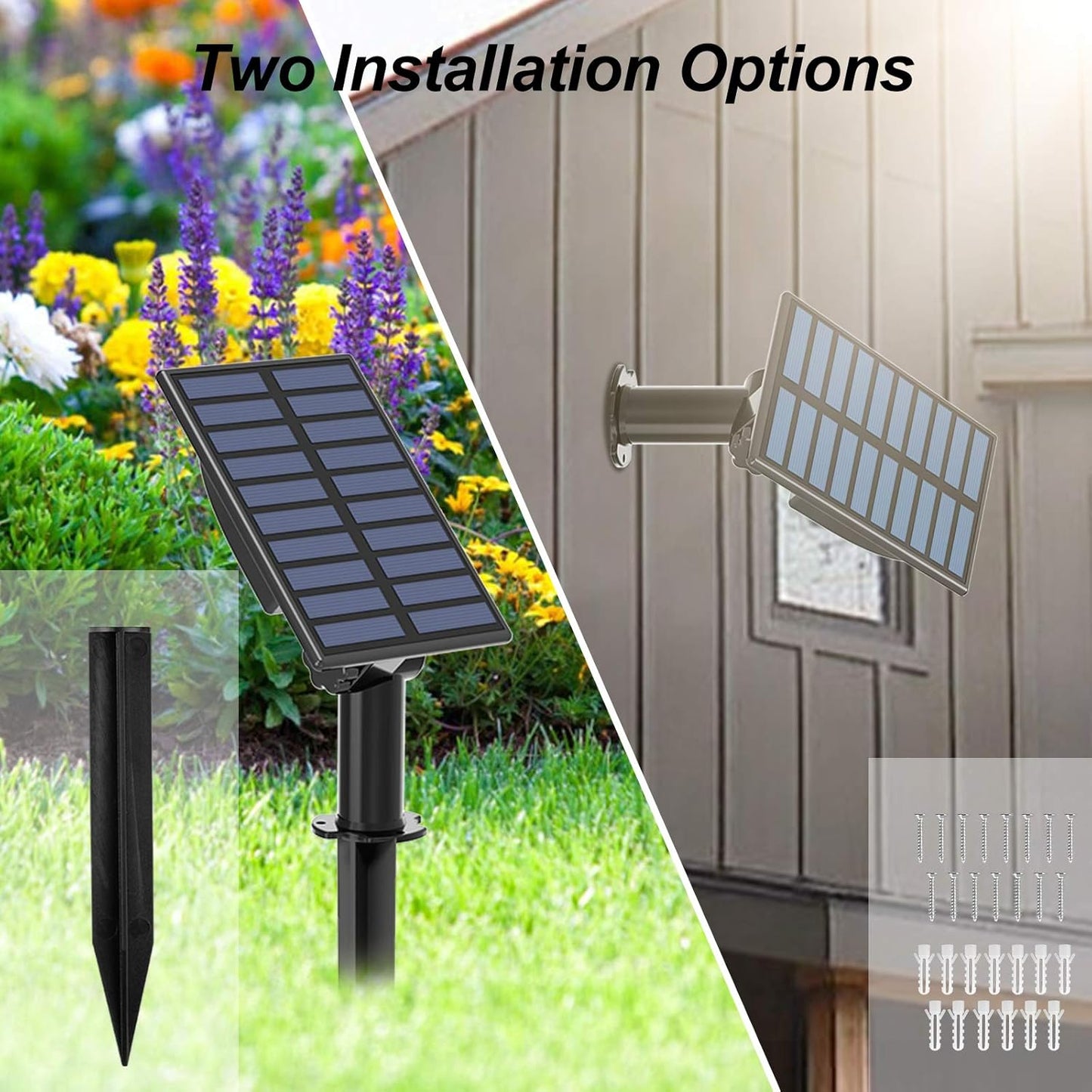 T-SUN Solar Pond Lights, 5 Headlamp RGB LED Spotlights Color Changing Submersible Fountain Lights, Underwater Solar Fish Tank Light Adjustable Lighting Angle for Garden Fountain, Pond, Pool Decoration