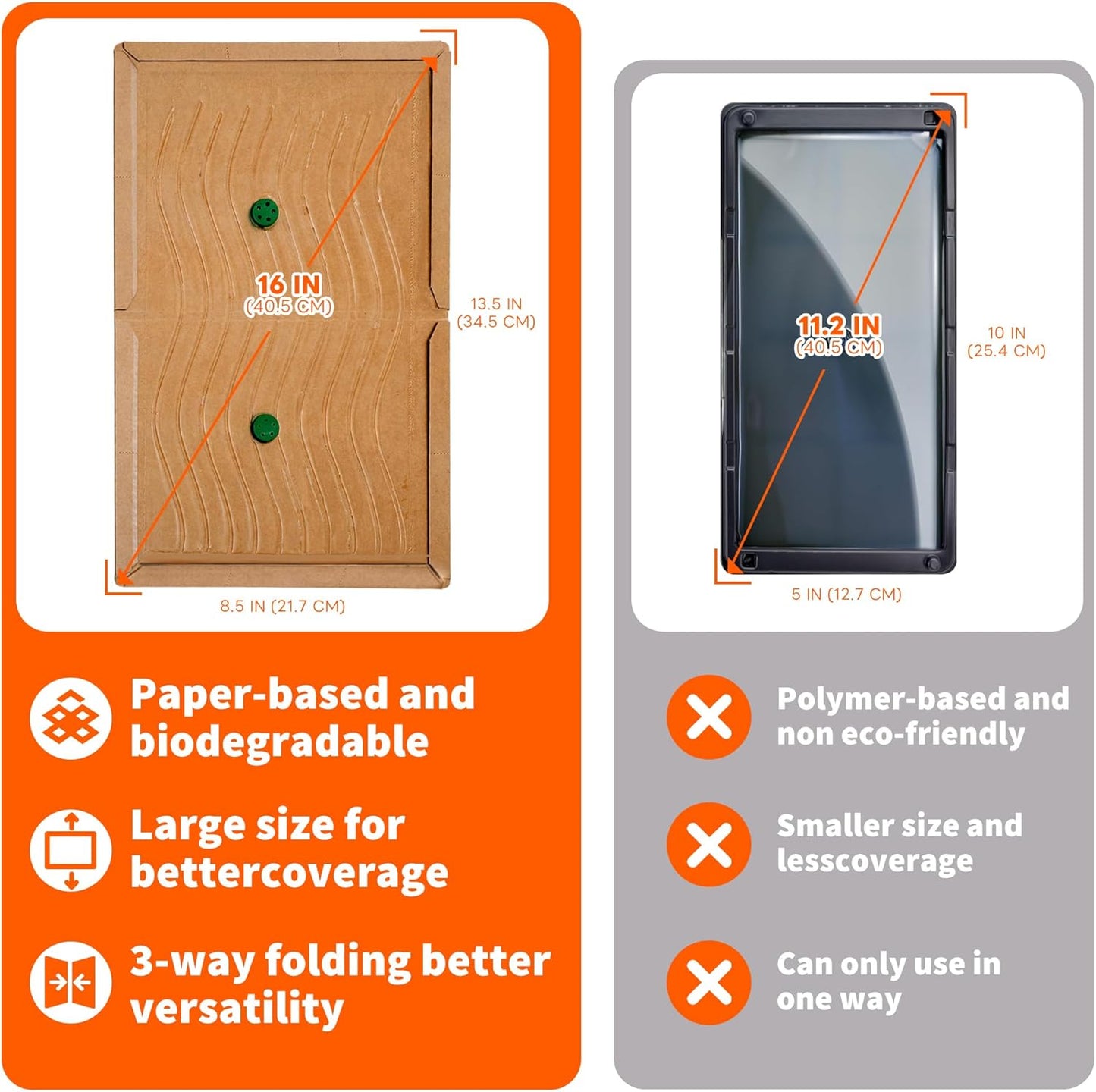 12 Pack Glue Mouse Traps Indoor for Home, Large Sticky Mouse Traps for Inside House, Pre-Baited Adhesive Non-Toxic Glue Traps for Mice Rats, Snakes, Lizard, Insect(13.5" x 8.5")