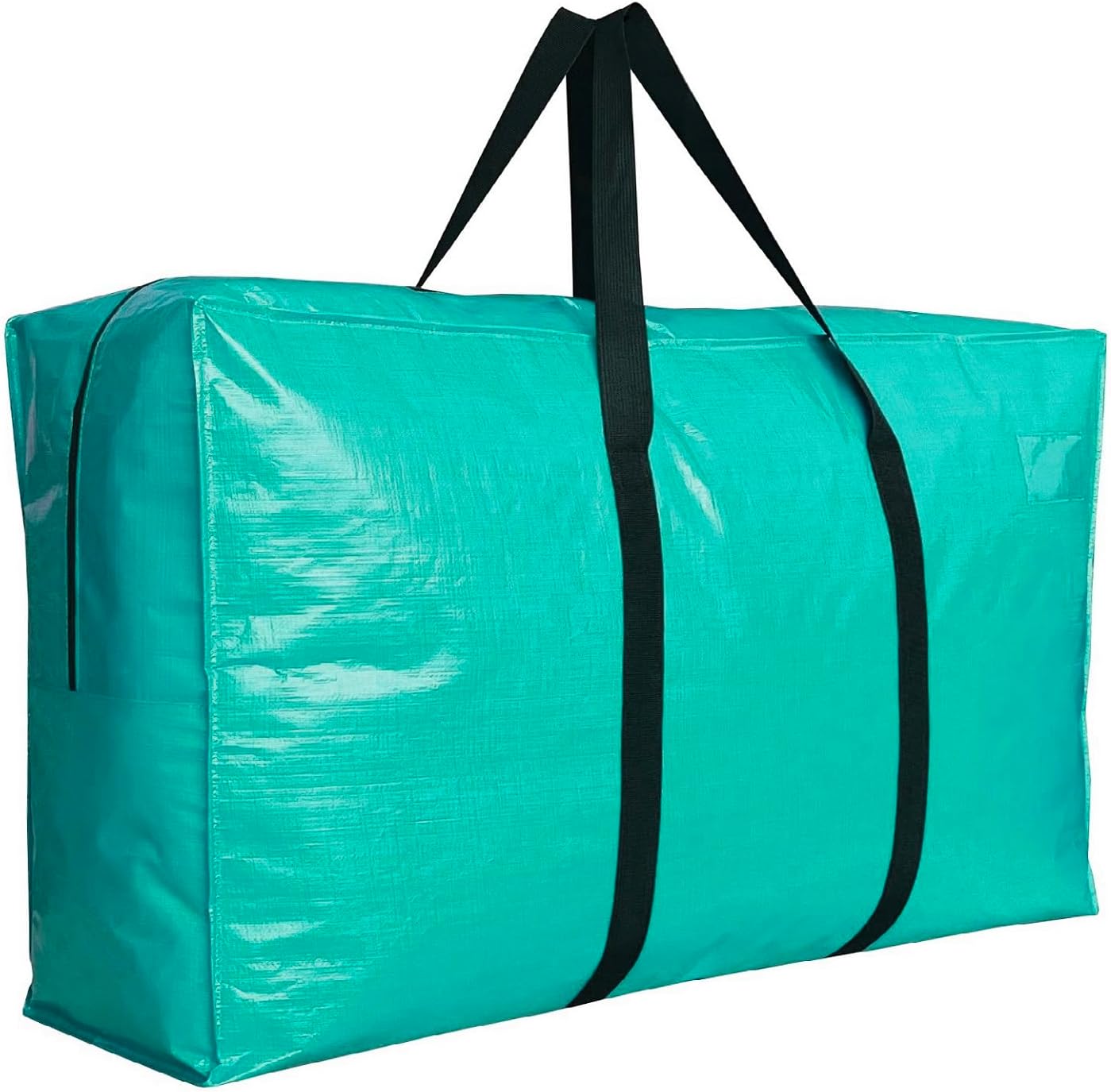 Extra Large Storage Bags, Jumbo Moving Tent Storage Bags, Waterproof Foldable Big Turquoise XXL Duffle Bag for Travel, 42x23x13.5inch - 1PACK