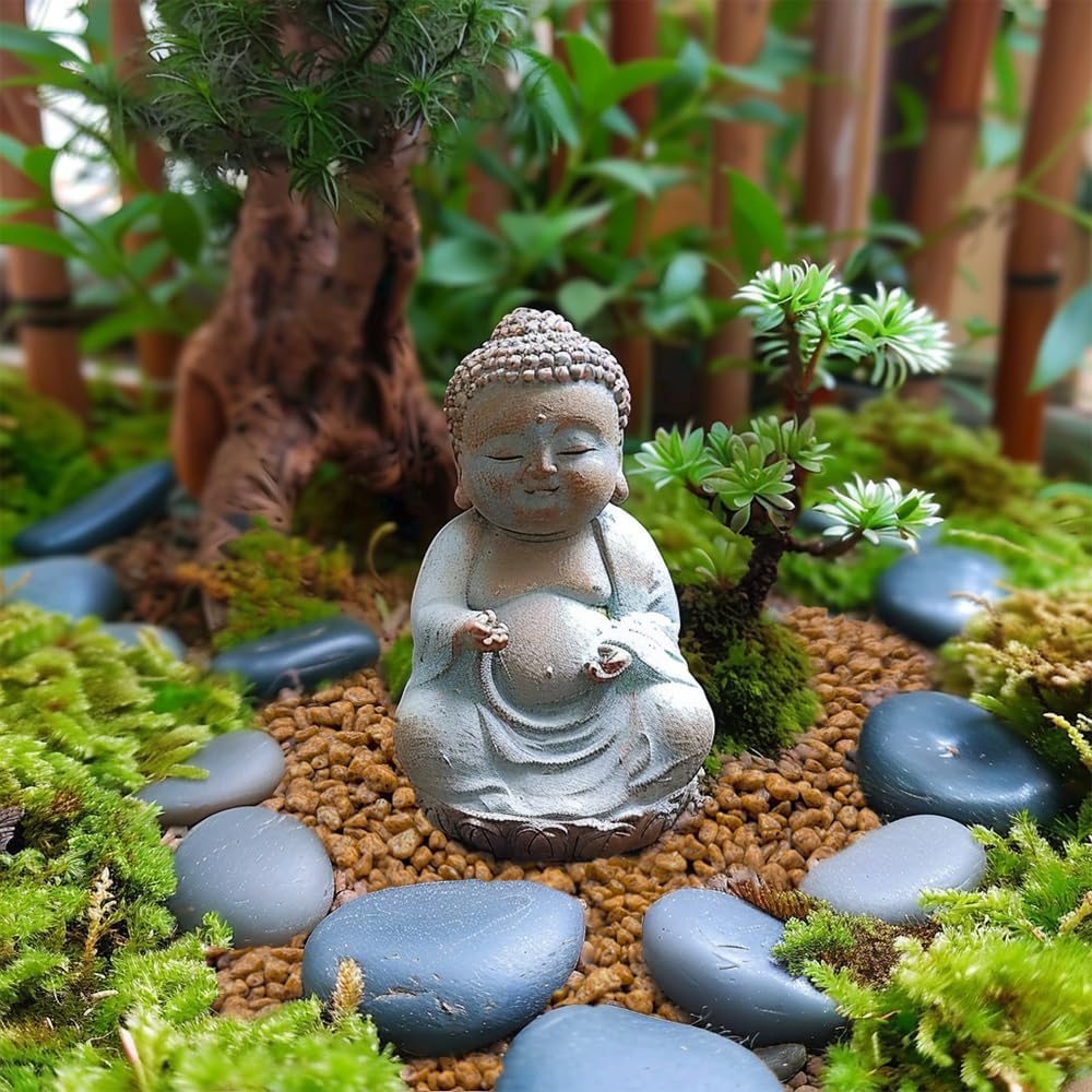 HappyFiller 2-5mm Decorative Succulent Cactus Gravel,Terrarium Small Rocks,Indoor Plants Orchid Soil Cover Stones,Candle Holder Vase Filler Decor Pebbles,1.1 LB Brown