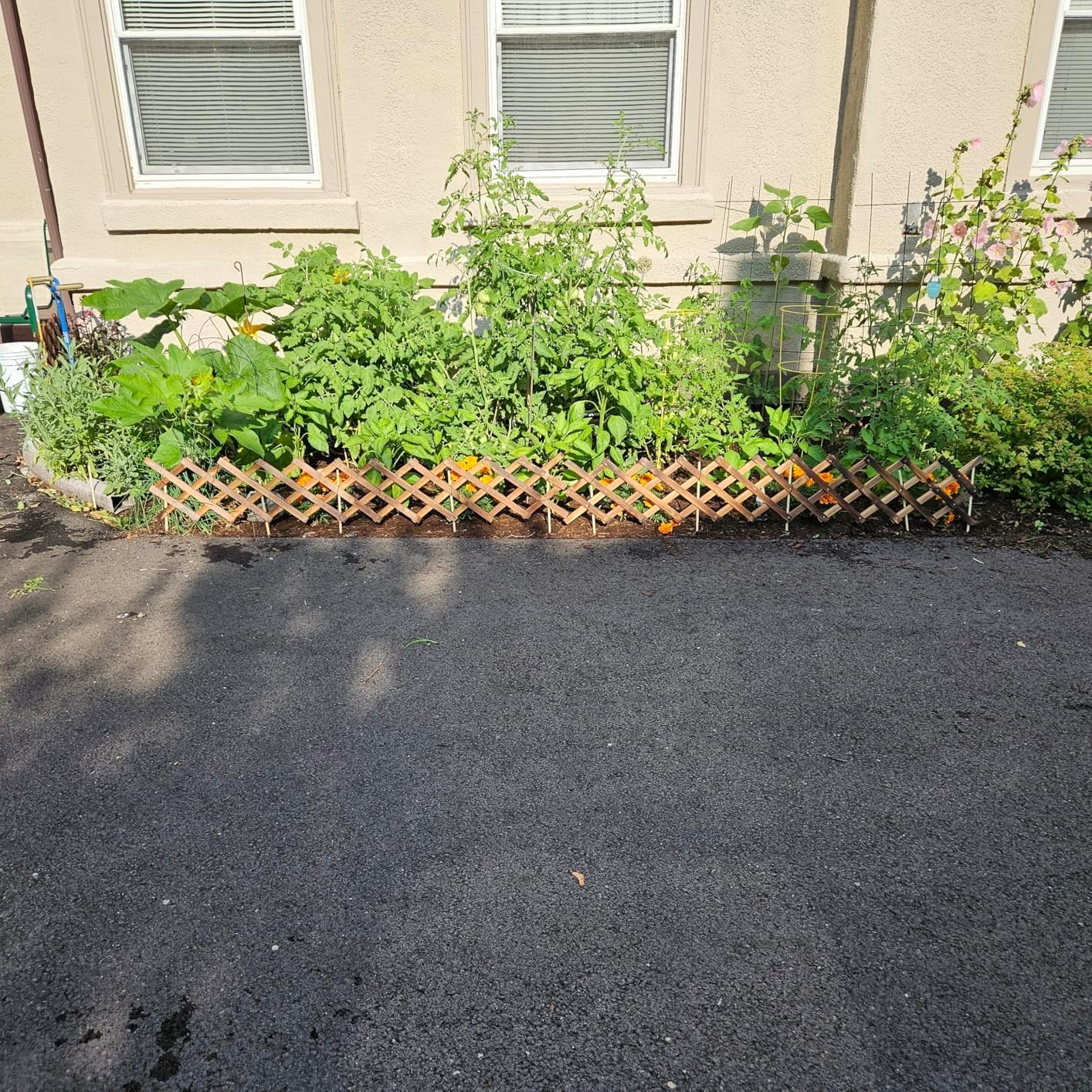 3 Pack Expandable Wooden Lattice Trellis, Outdoor Decorative Fence Panels for Climbing Plants, Vine Ivy Rose Support, Balcony Wall Decor, Yard Landscape Edging, Patio Divider, Animal Barrier