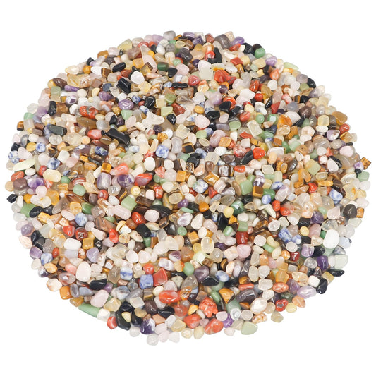 Vase Filler,Landscaping Pebbles, River Rocks Decorative Ornamental Pebbles, DIY Smoothed Rocks for Potted Plant Resin Art Vase Fillers Aquarium Gravel Rocks (Mixed Color, 5 Pounds)