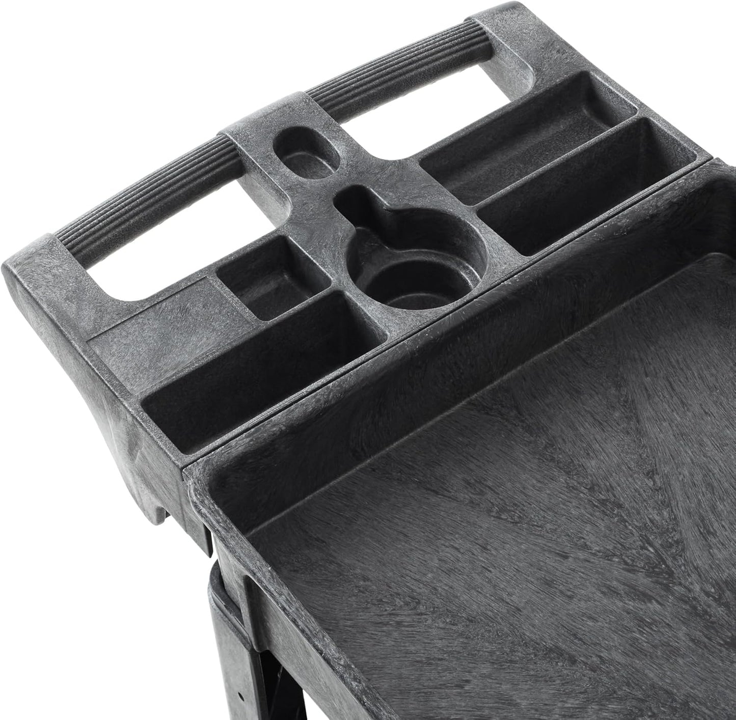 Dryser Utility Cart with Wheels, 40" x 17" Heavy Duty 550 lb. Capacity with Shelves - 3 Tier Rolling Cart with Four 5" Swivel Casters for Warehouse, Garage, Cleaning