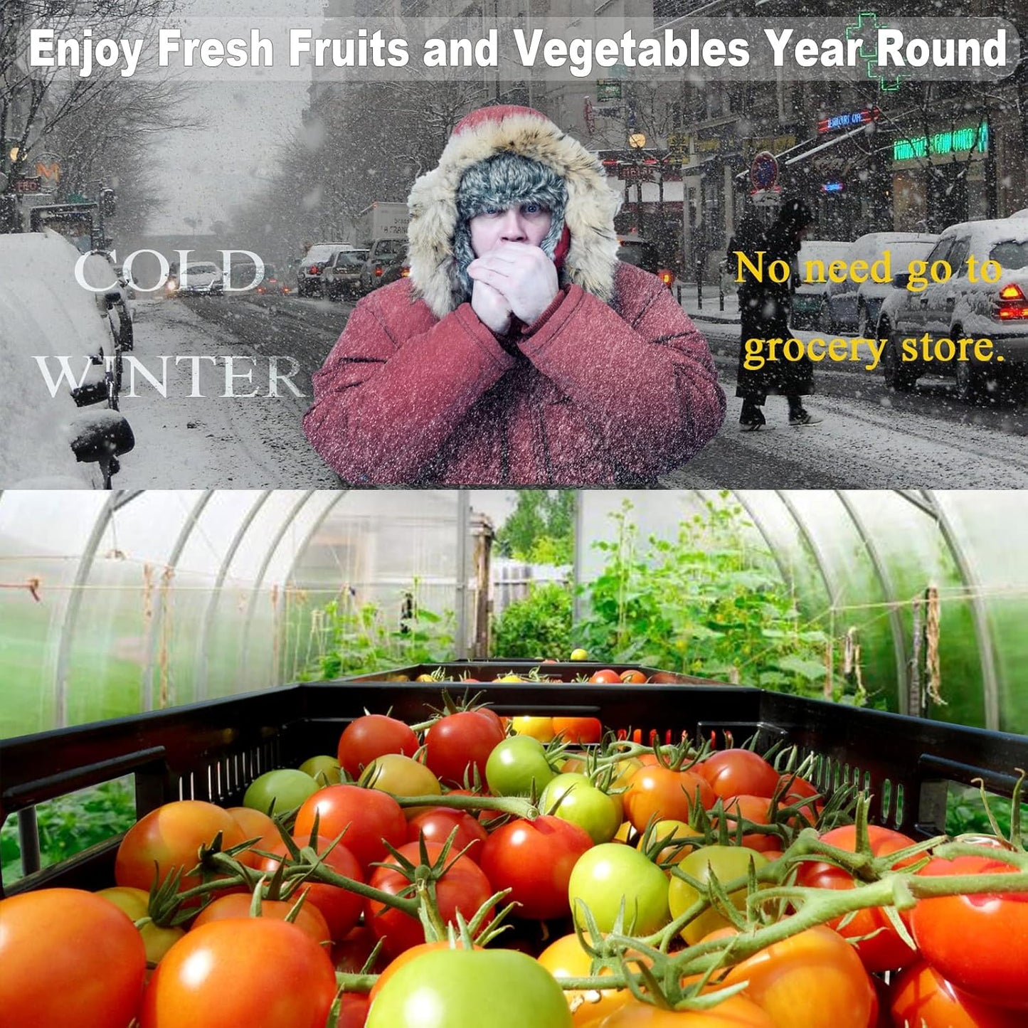 Greenhouse Plastic Sheeting 20x28 ft, 6 mil Thickness Replacement Cover, UV Resistant