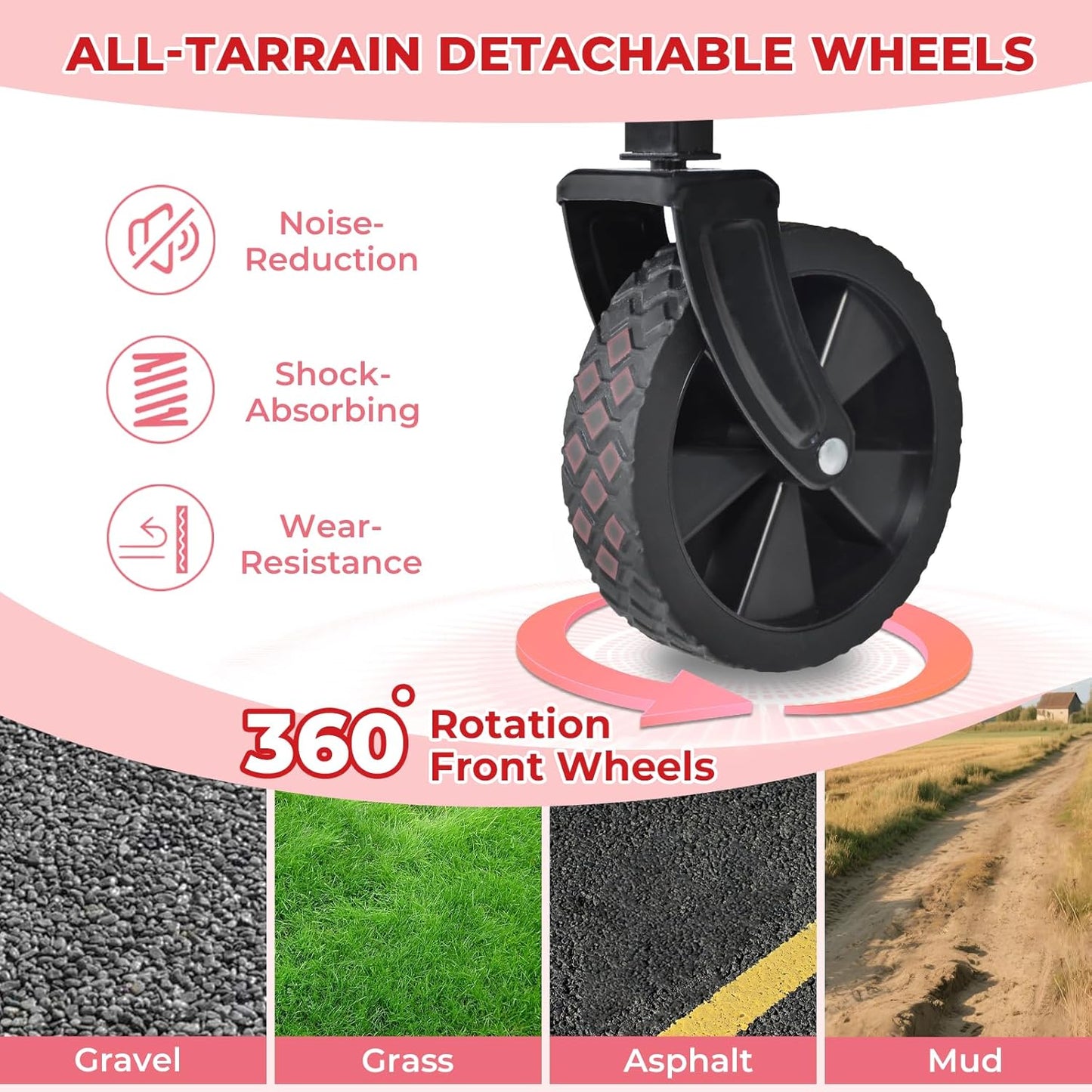 Collapsible Wagon Cart with Wheels Foldable,11 Lbs Lightweight Portable Folding Utility Wagon,90 L Heavy Duty Grocery Shopping Carts,Versatile for Garden Sports Camping Park Outdoor Use