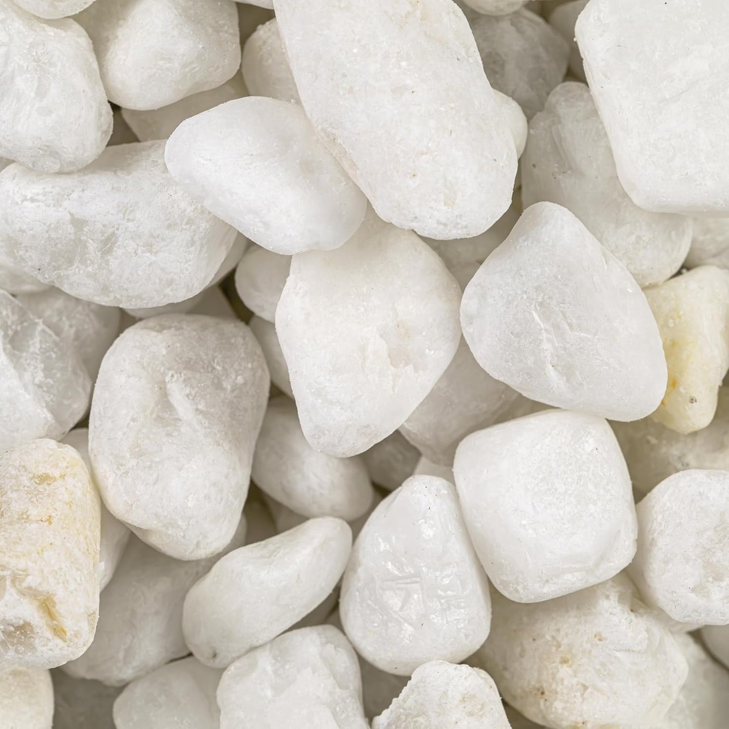 MSI Decorative Tumbled White Pebbles, 0.25 inch - 0.75 inch, 40 lb. Bag