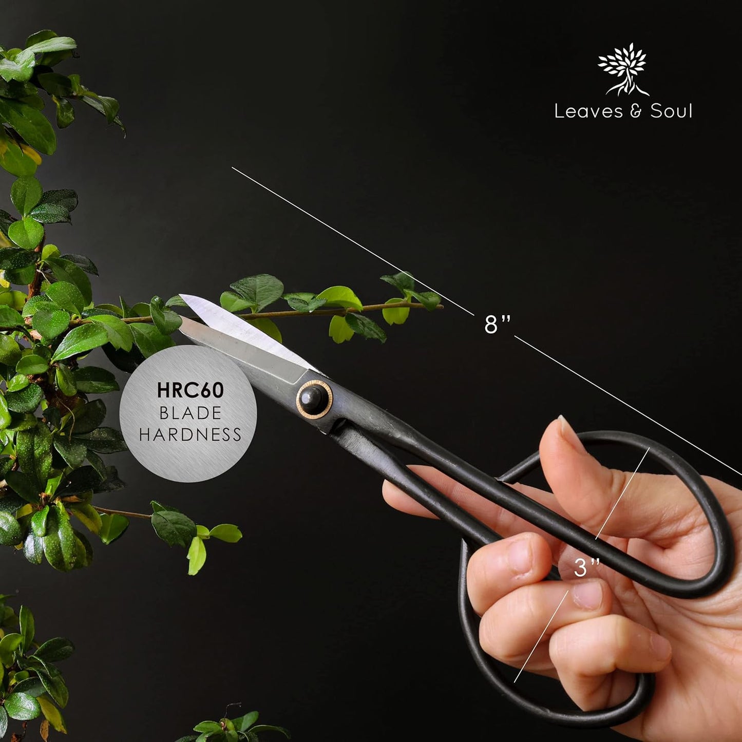 Professional Bonsai Slim Scissors | Pruning Shears for Trimming Plants | Japanese Gardening, Bonsai Tools | Garden Scissors