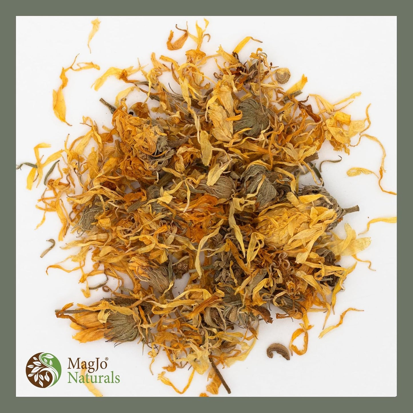MagJo Naturals, Calendula Flower (1 Pound Bag) whole dried calendula flowers and petals, Calendula officinalis, loose leaf tea, marigold flowers, loose leaf teas, cocktail bombs, Raw