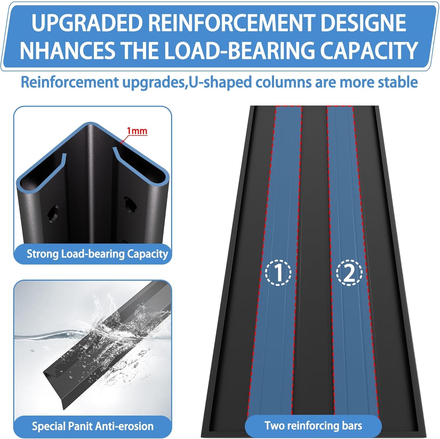 5-Tier Garage Shelving Heavy Duty, 3000 LBS Capacity Metal Storage Rack 24" D x 60" W x 76" H, Adjustable Steel Shelves Unit for Garage, Warehouse, Basement, Pantry, Workshop.1 Pack