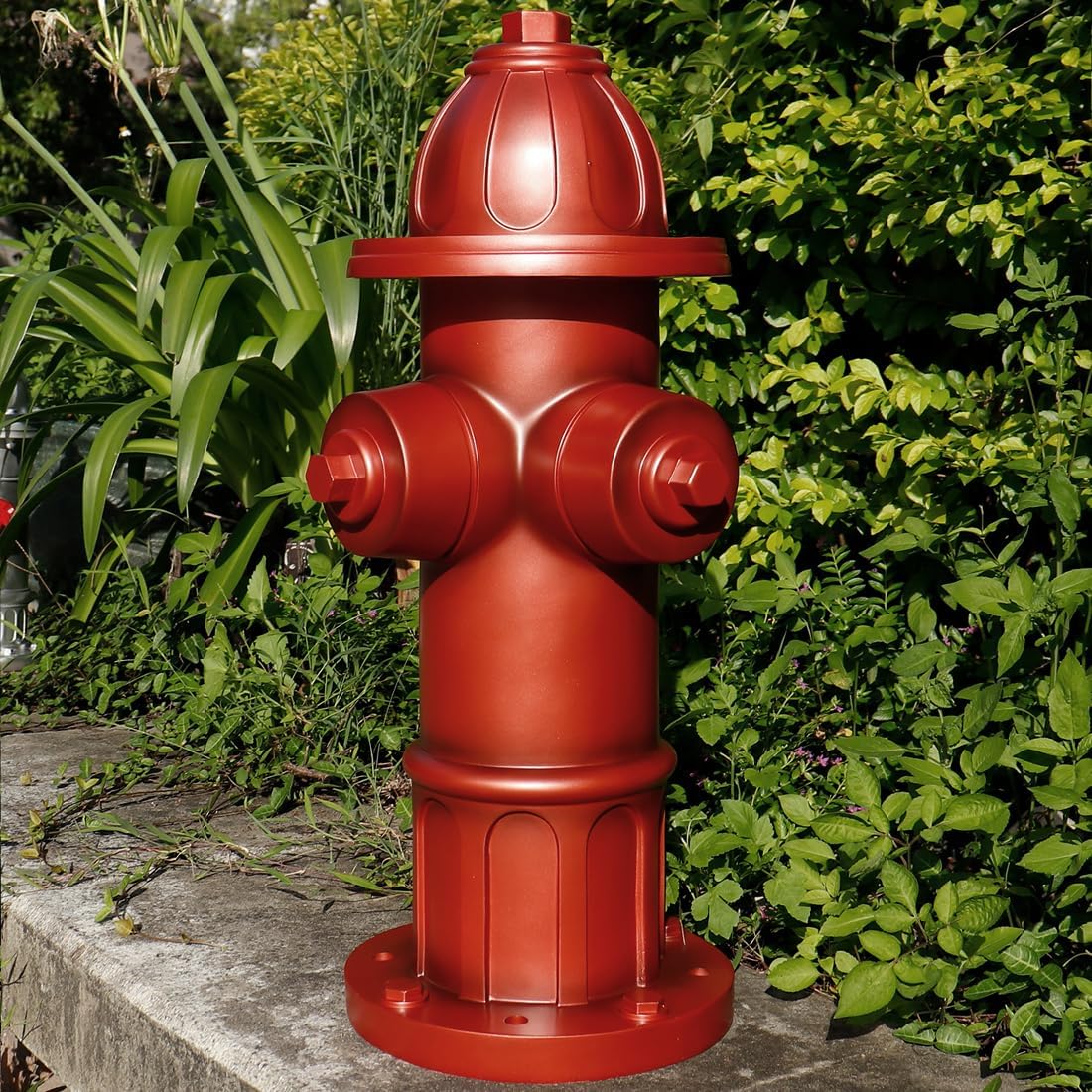 Large Dog Puppy Pee Post and Gift - 25 Inch High Fire Hydrant Garden Decor Statue, Training Tool