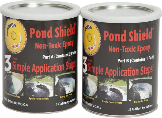 Pond Armor SKU-Dblue-GAL Delta Blue Pond Shield 1.5 Gallon Kit Non-Toxic epoxy Coating