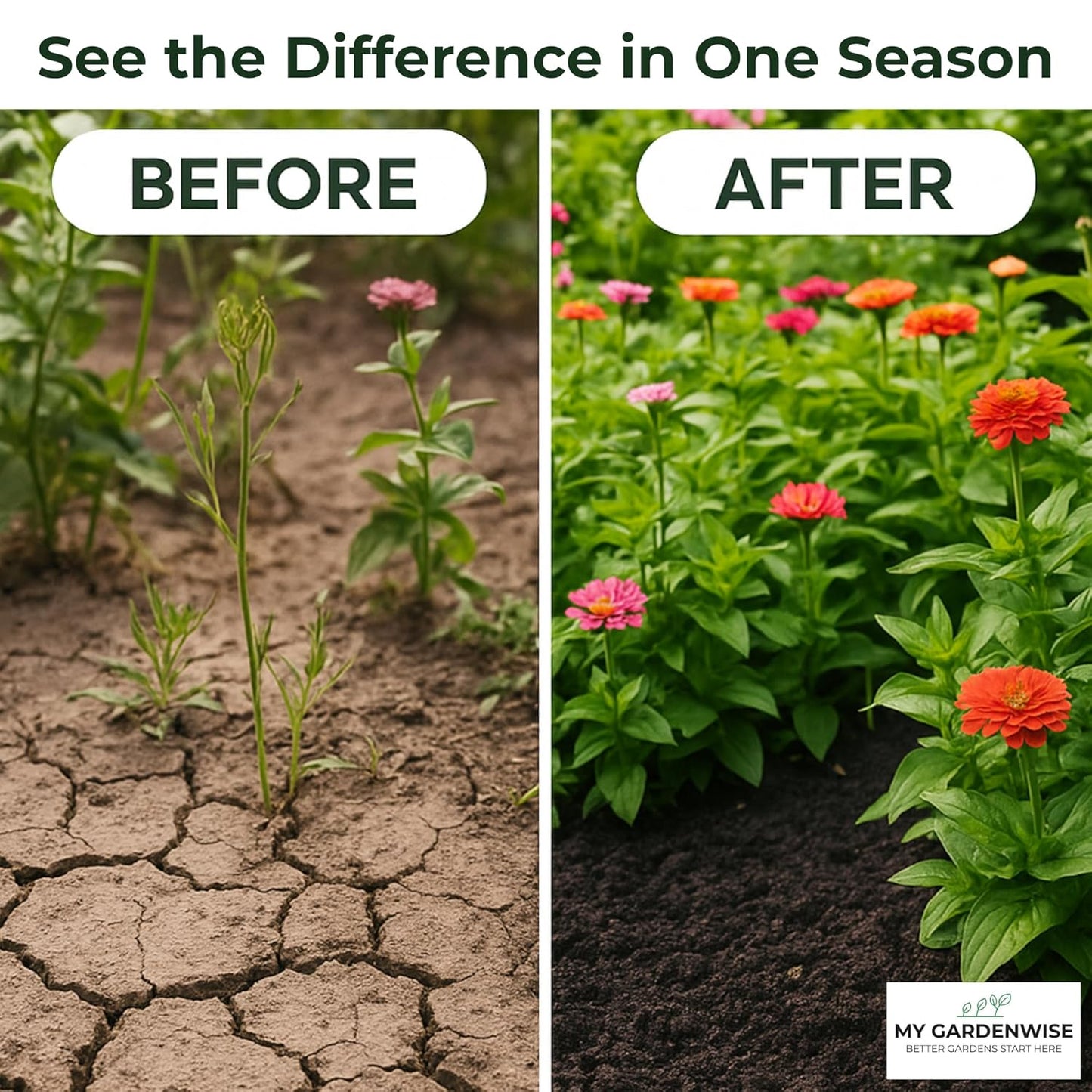 Gypsum for Soil - Calcium for Plants - Gypsum Fertilizer for Gardening, Lawn & Vegetables - Calcium for Garden (20 qts. - 40 lbs.)