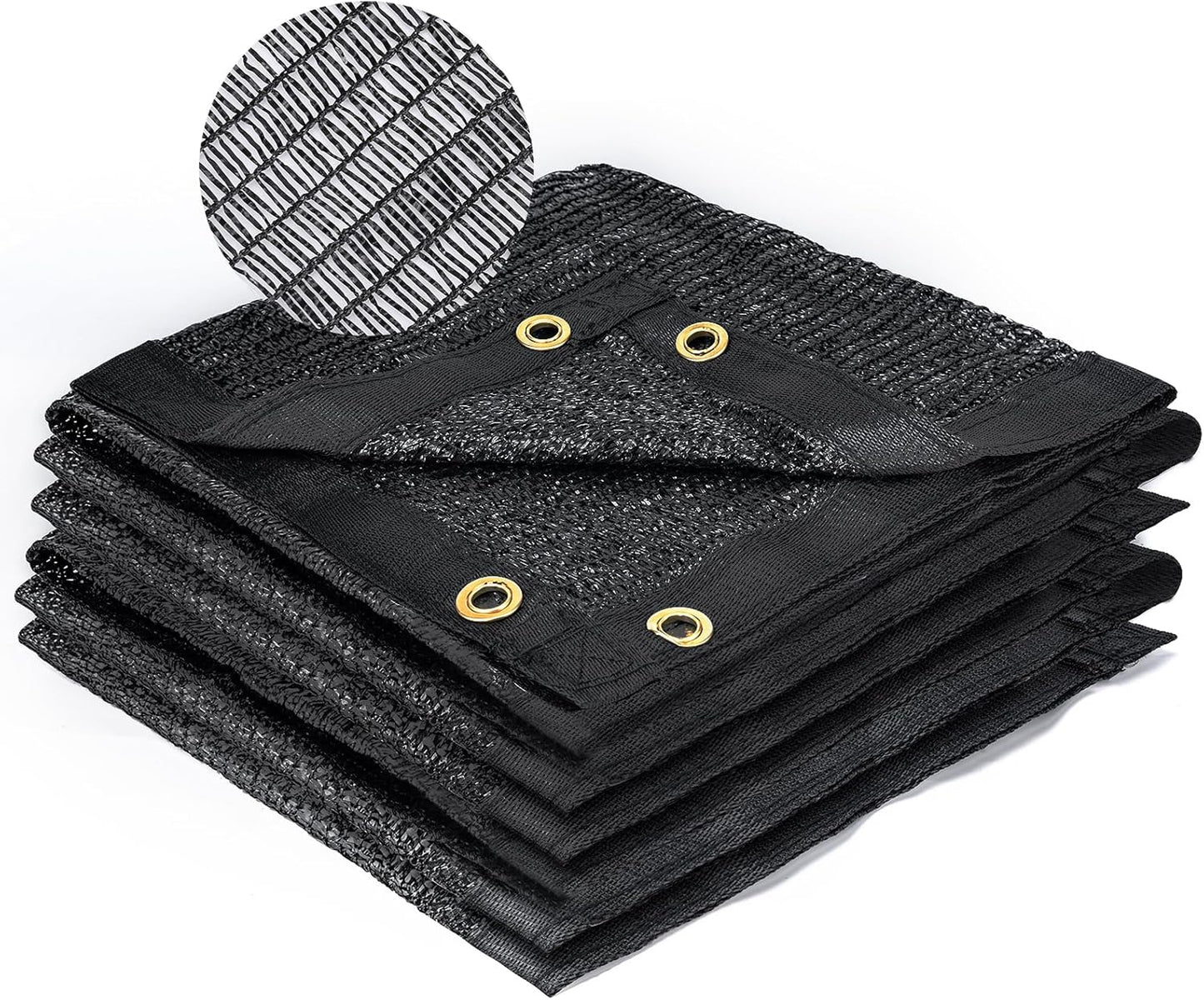 Kesfitt Garden 40% Shade Cloth, Resistant Sun Shade Net 12x12FT Mesh Tarp with HDPE Material and Reinforced Grommets Shade Trap for Greenhouse, Plant, Pergola, and Backyard Patio Sunshade