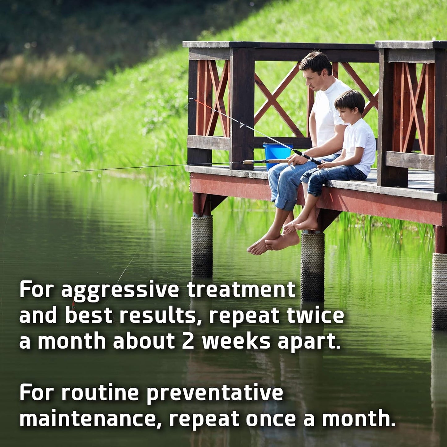 Pond Sludge Remover – 10 Pounds Beneficial Pond Bacteria & Enzyme Treatment - 100% Natural Muck Digester – Safe for All Aquatic Life and Recreation - Made in The USA