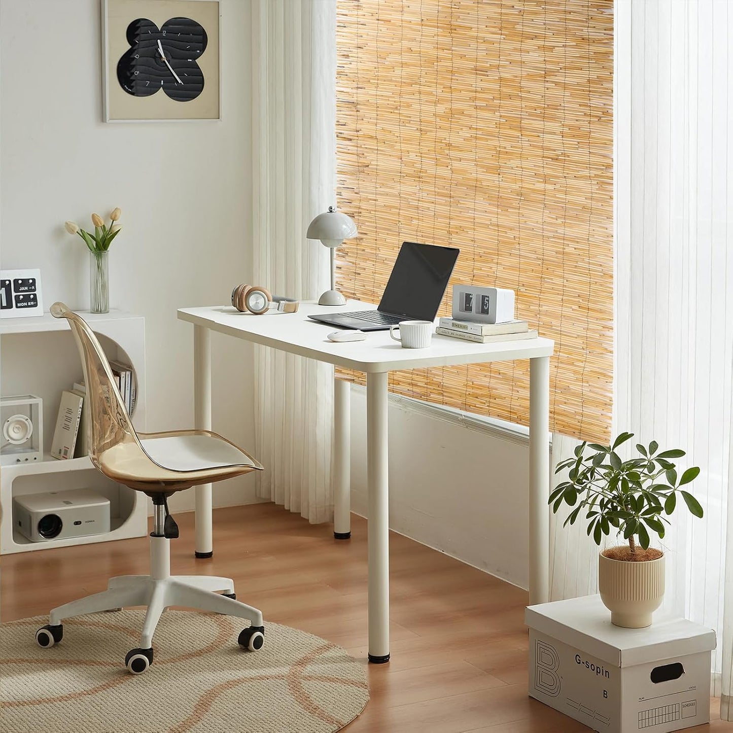 Natural Reed Fencing, Reed Screen Curtain Eco-Friendly for Garden,Balcony,Outdoor,Backyard Patio Decors Fence Rolls-4FT x 13FT （1.2m x 4m Approx）