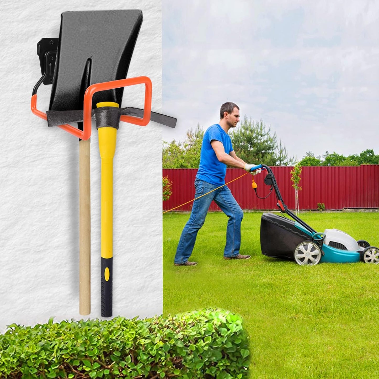 2pcs Hose Organizer Metal Hose Hangers for Outside Heavy Duty Hose Hook Wall Mount Hose Reels Garden Hose Holder for Ropes