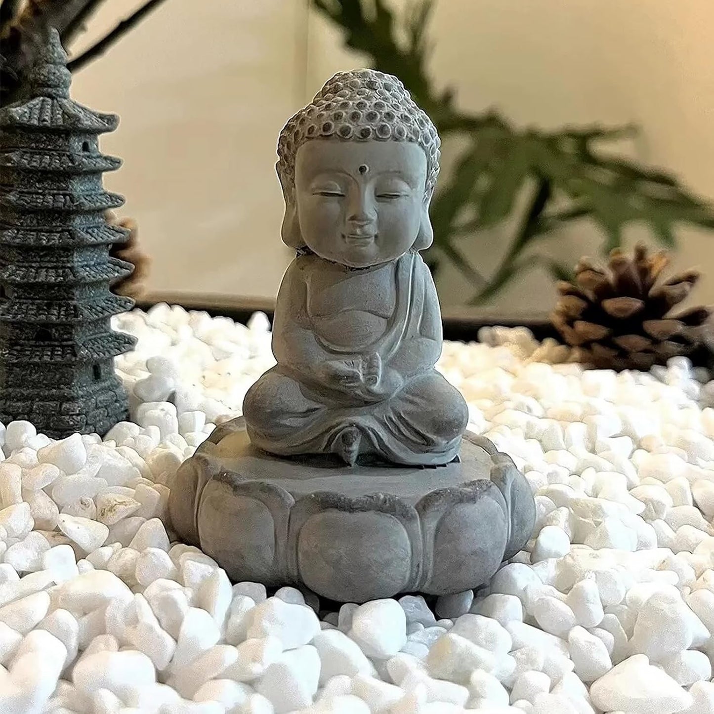 5 lbs White Pebbles for Indoor Plants, 0.5-1 Inch Pea Gravel Stones for Planters, Decorative River Rocks for Succulent, Cactus, Vases, Aquariums, Crafting and Garden Landscaping